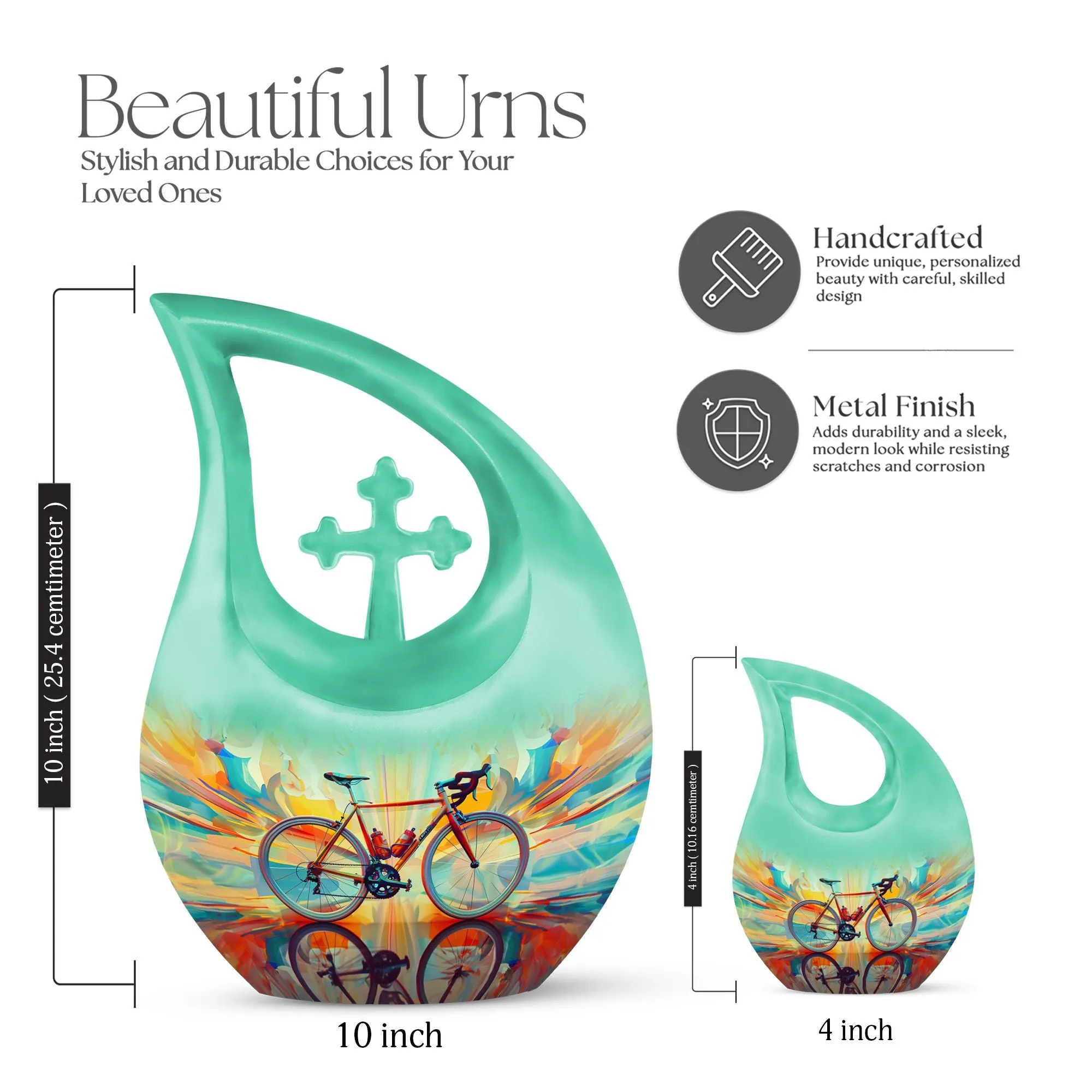 Abstract Cycling Dreams: Personalized Container For Ashes