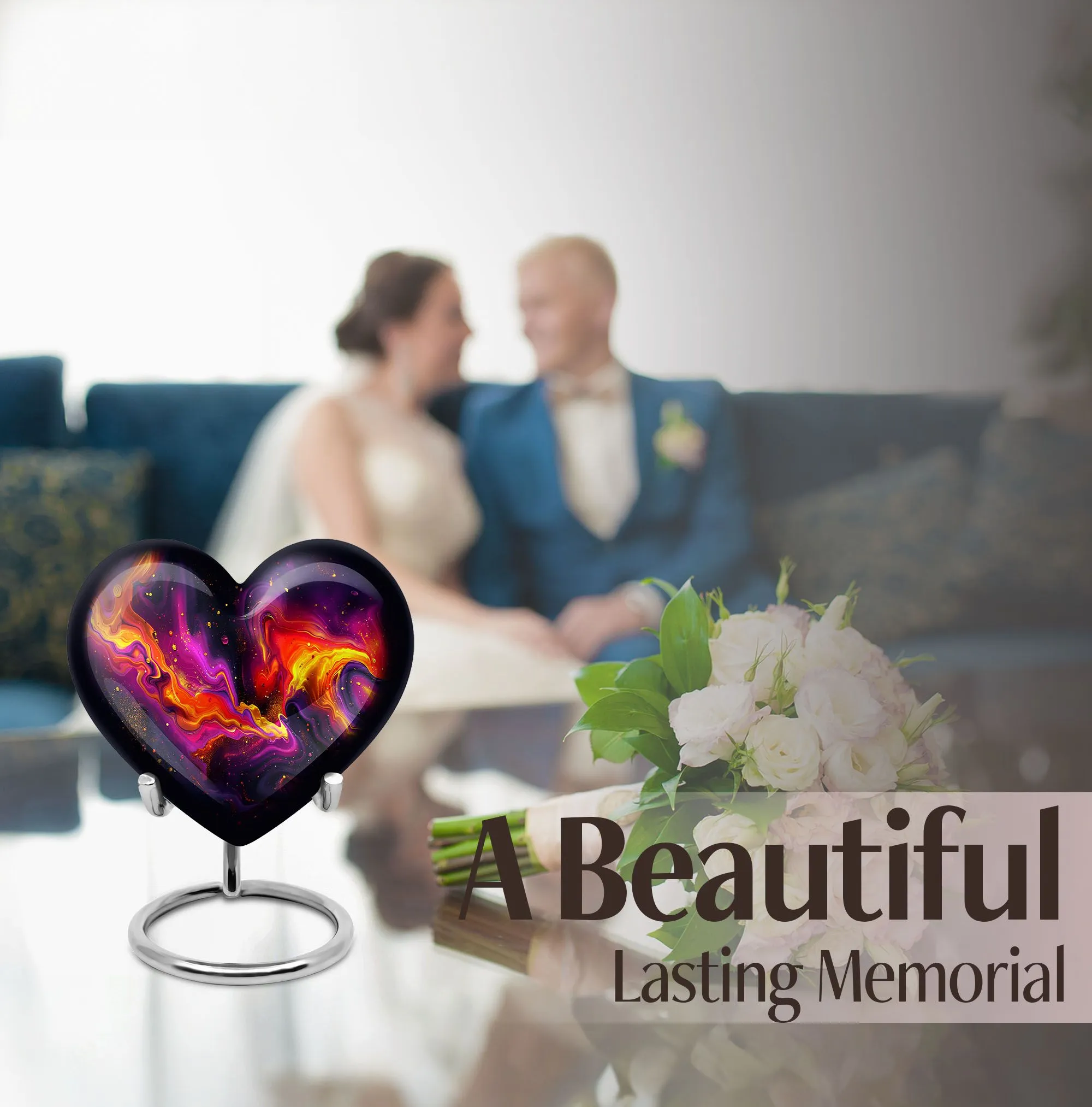 Abstract Elegy: Heartfelt Cremation Urn for Timeless Memories