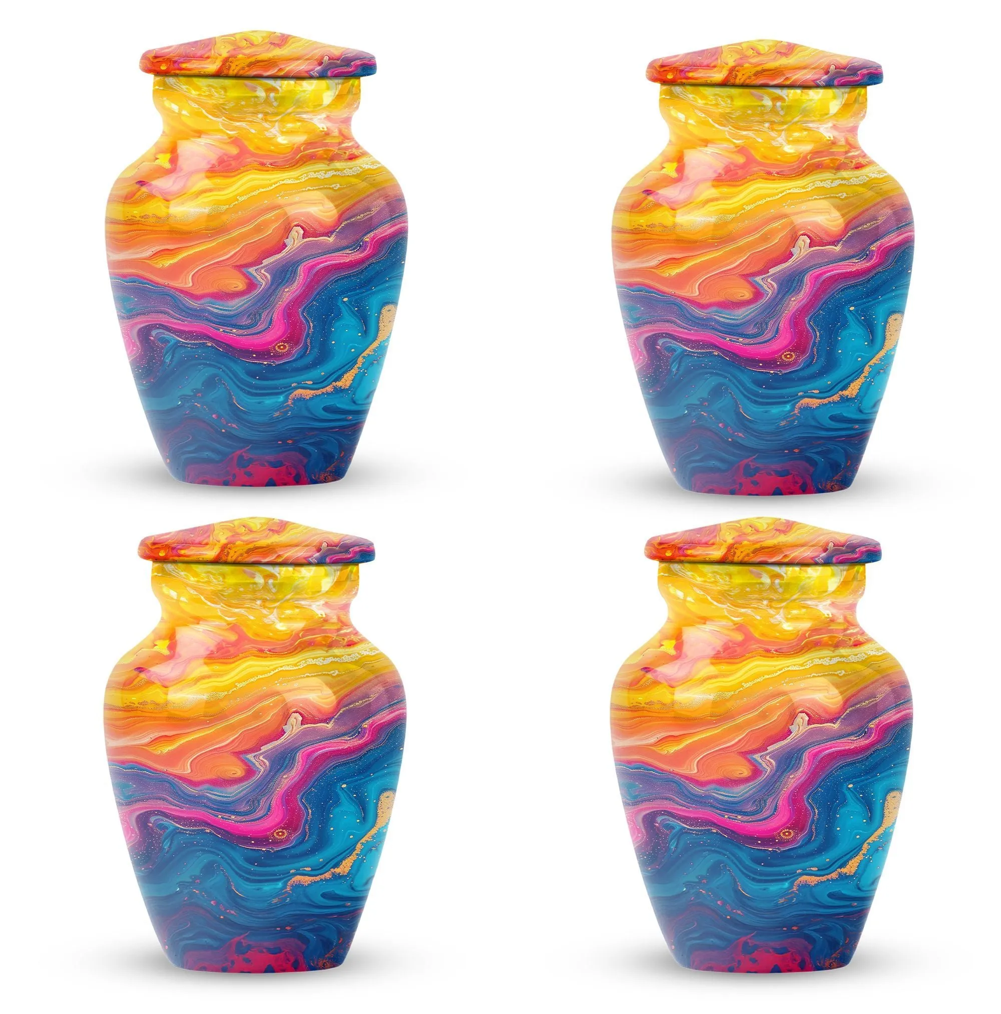Abstract Eternity Tribute: Funeral Urn for Mom Ashes