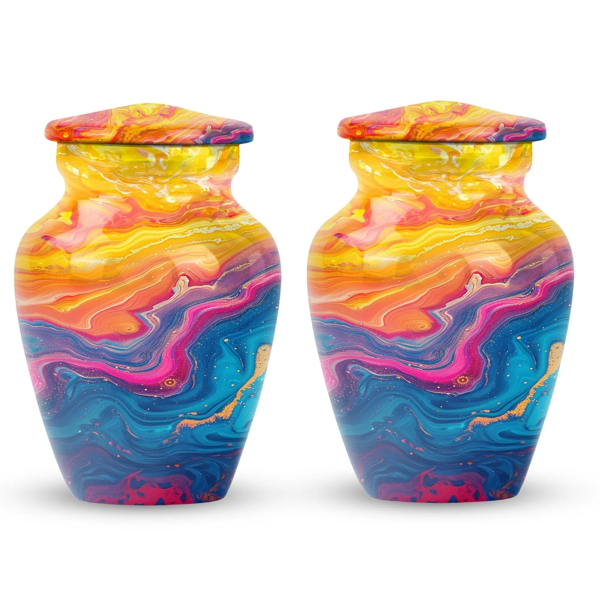 Abstract Eternity Tribute: Funeral Urn for Mom Ashes
