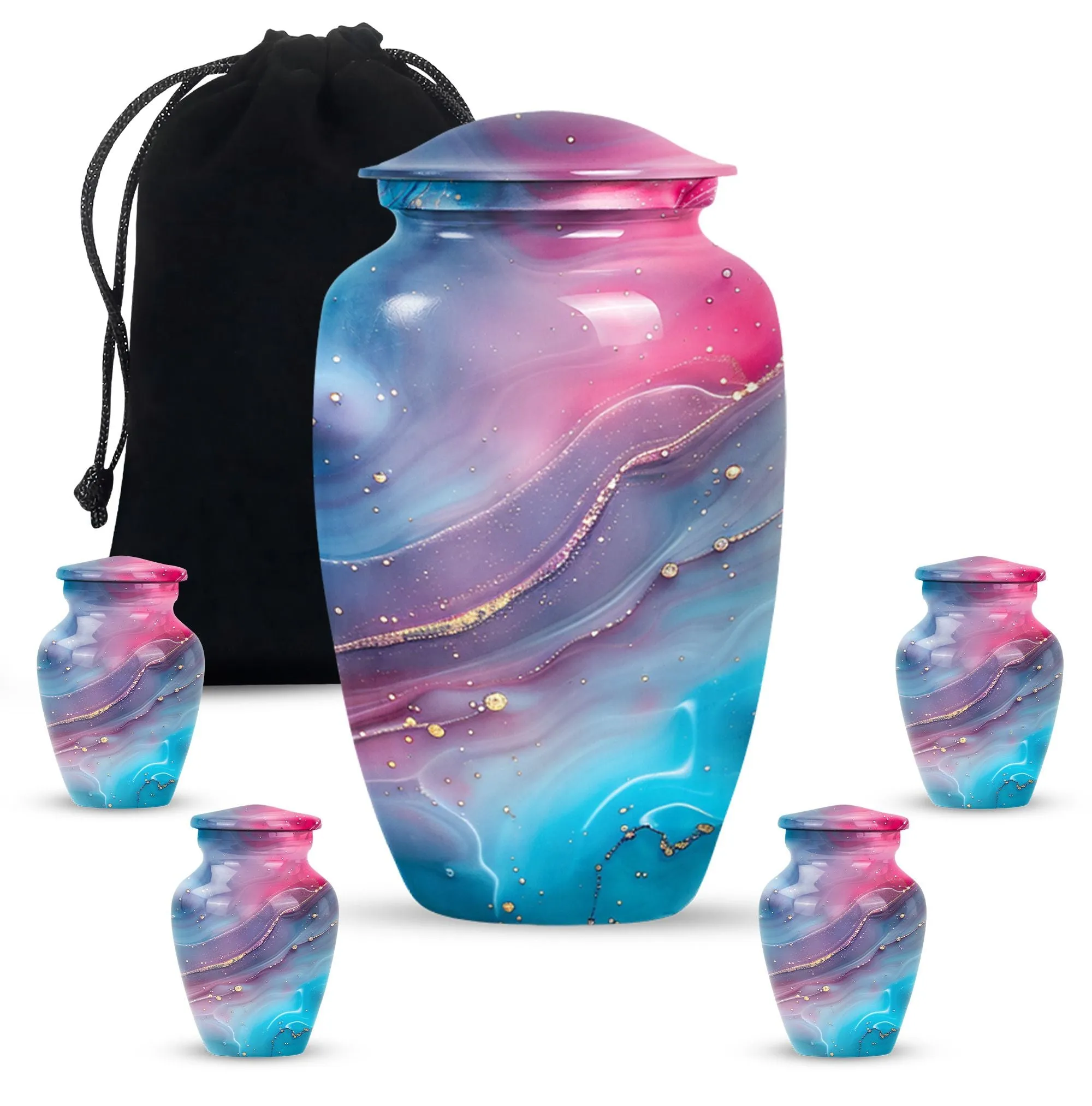 Abstract Urn: Soothing Keepsake Cremation Urn for Ashes