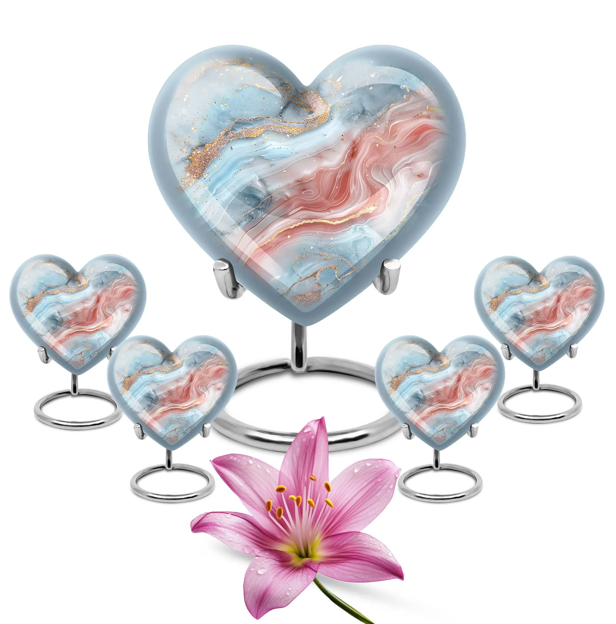 Abstract Urn - Thoughtful Commemoration for Adult Male Ashes