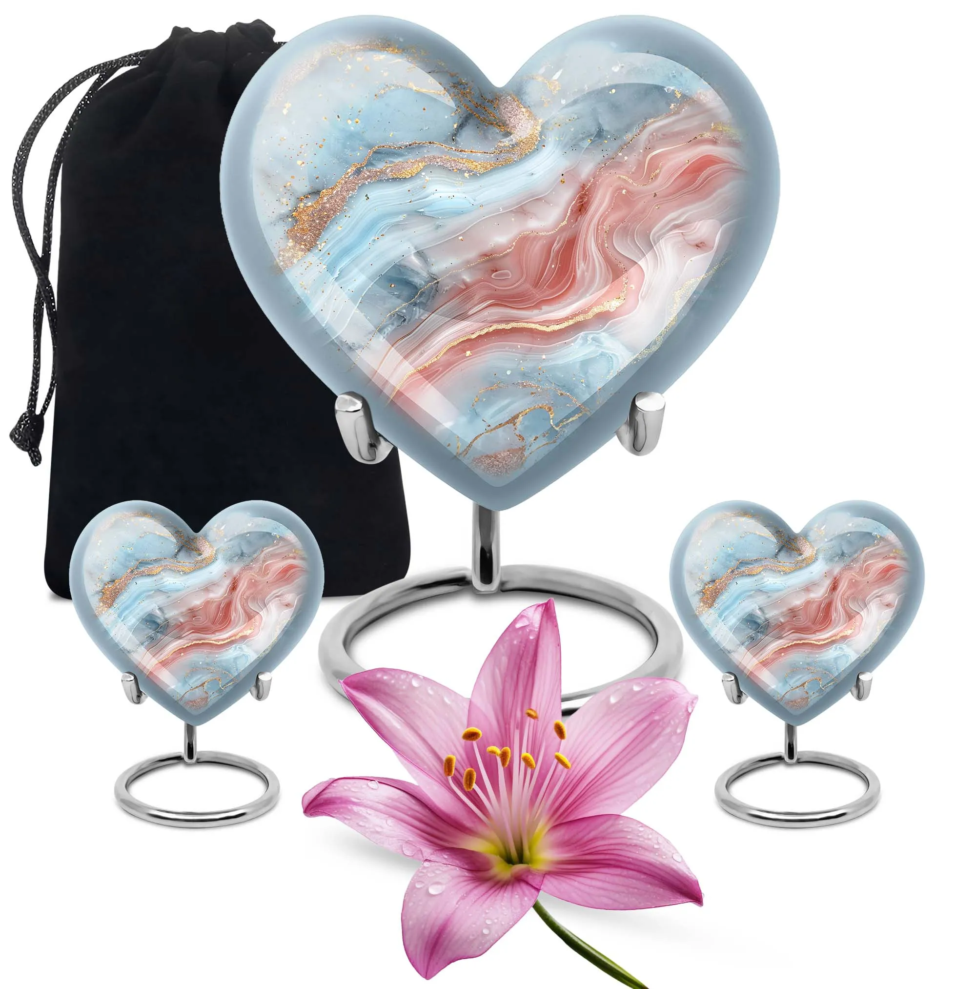 Abstract Urn - Thoughtful Commemoration for Adult Male Ashes