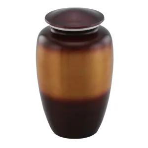 Adult cremation urn | Low coat value  Ash Urn  | Great Human ash urn | Gold/Copper Shades I Quality Urns For Less