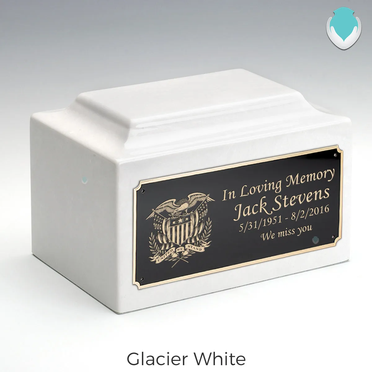 Adult Legacy American Glory Cultured Marble Urns by MacKenzie