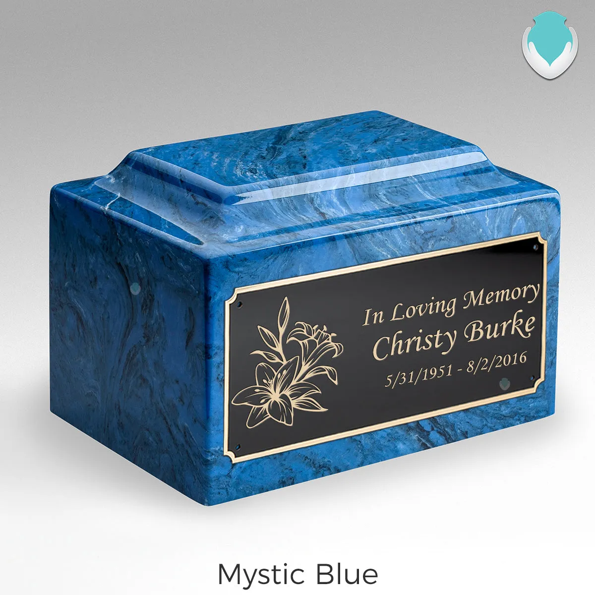 Adult Legacy Lily Cultured Marble Urns by MacKenzie