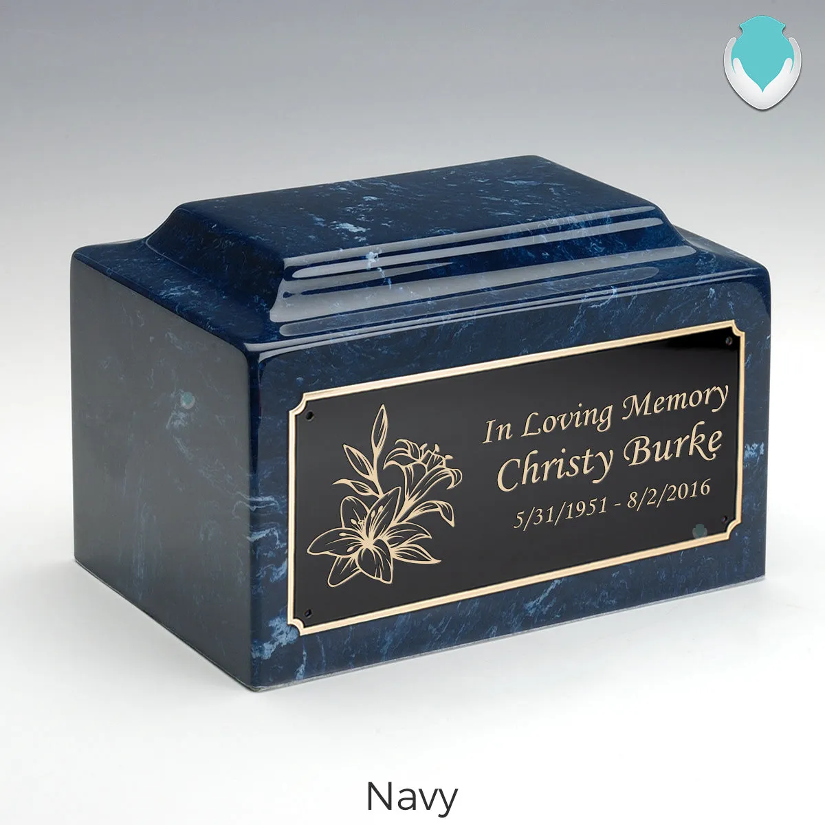 Adult Legacy Lily Cultured Marble Urns by MacKenzie