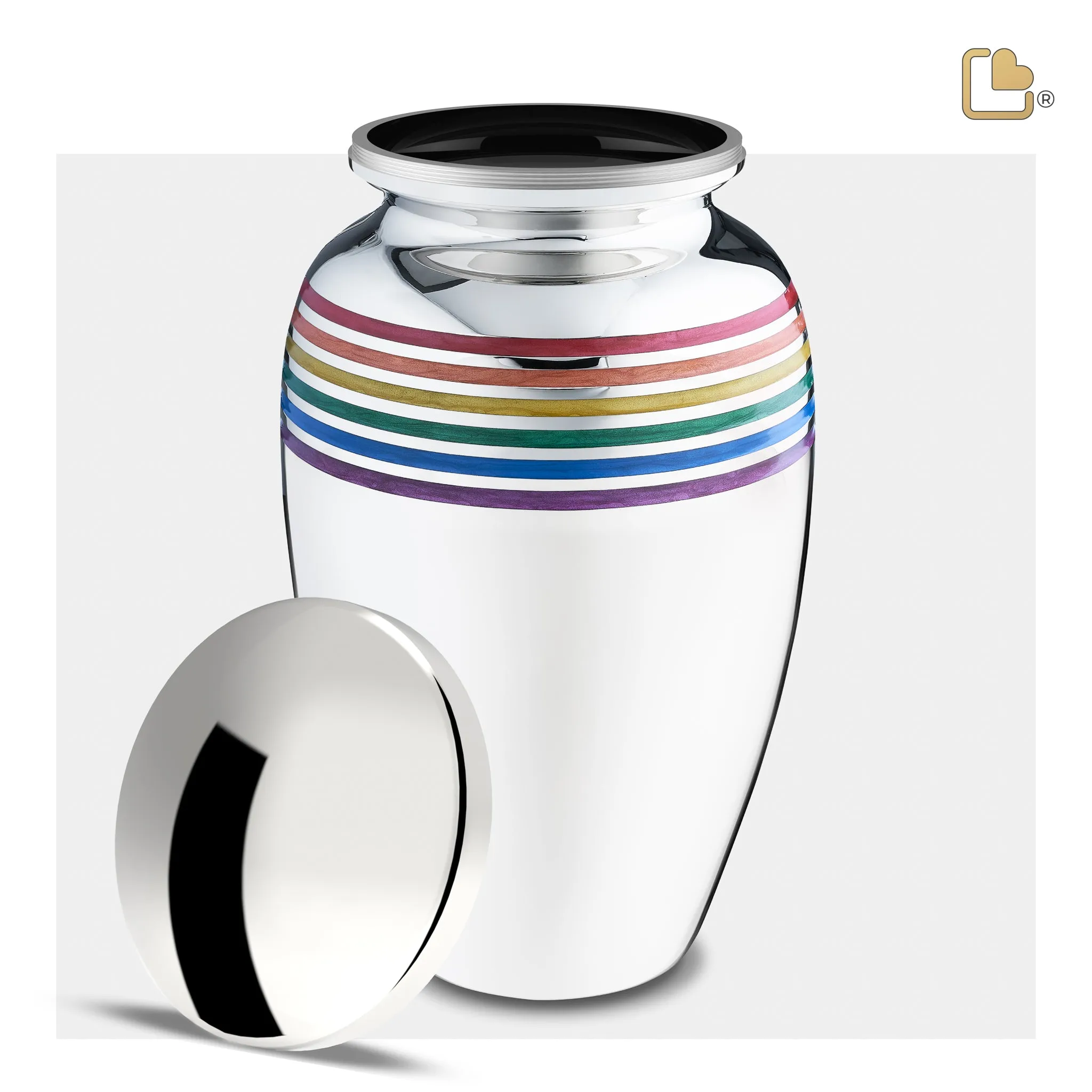 Adult Pride Rainbow Cremation Urn