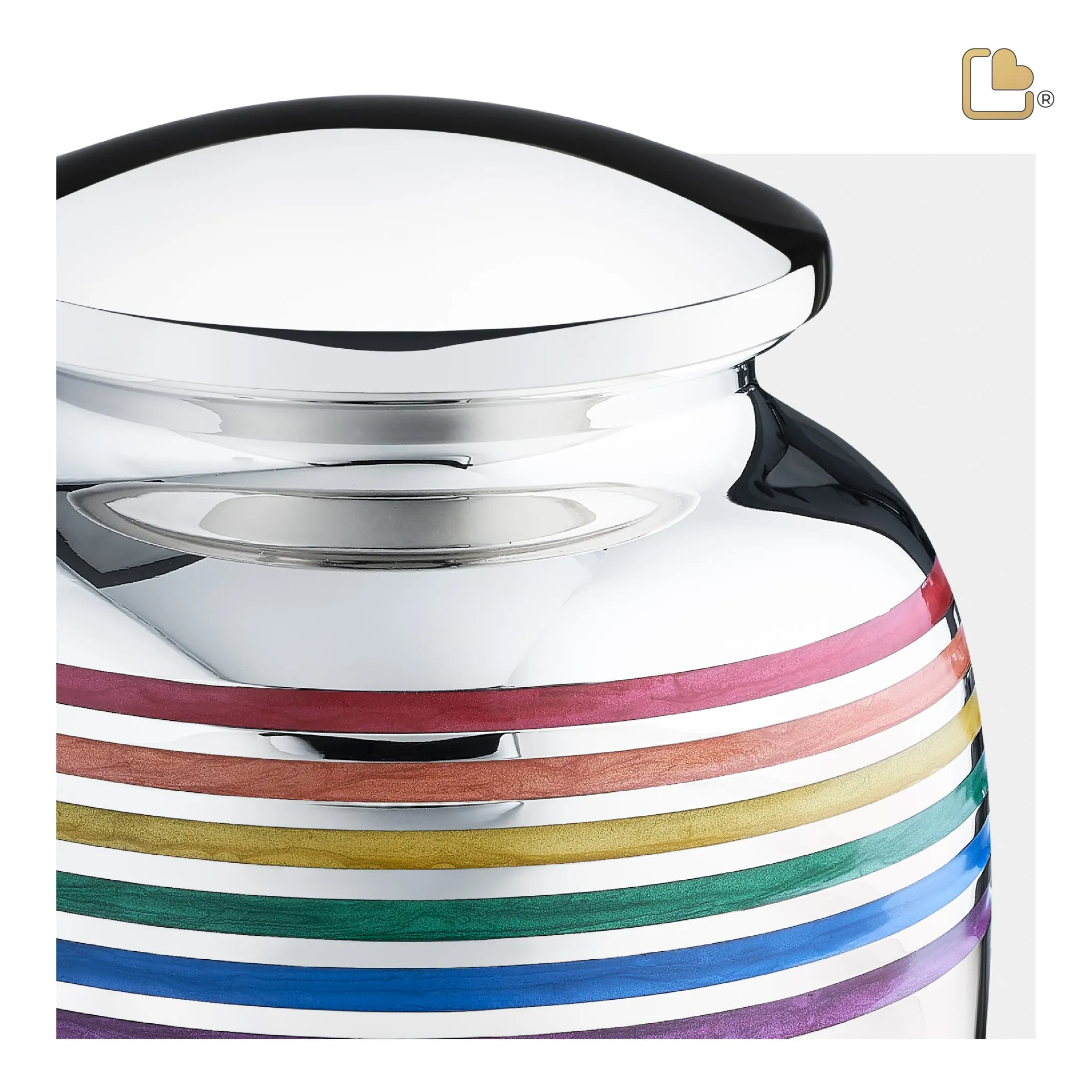 Adult Pride Rainbow Cremation Urn