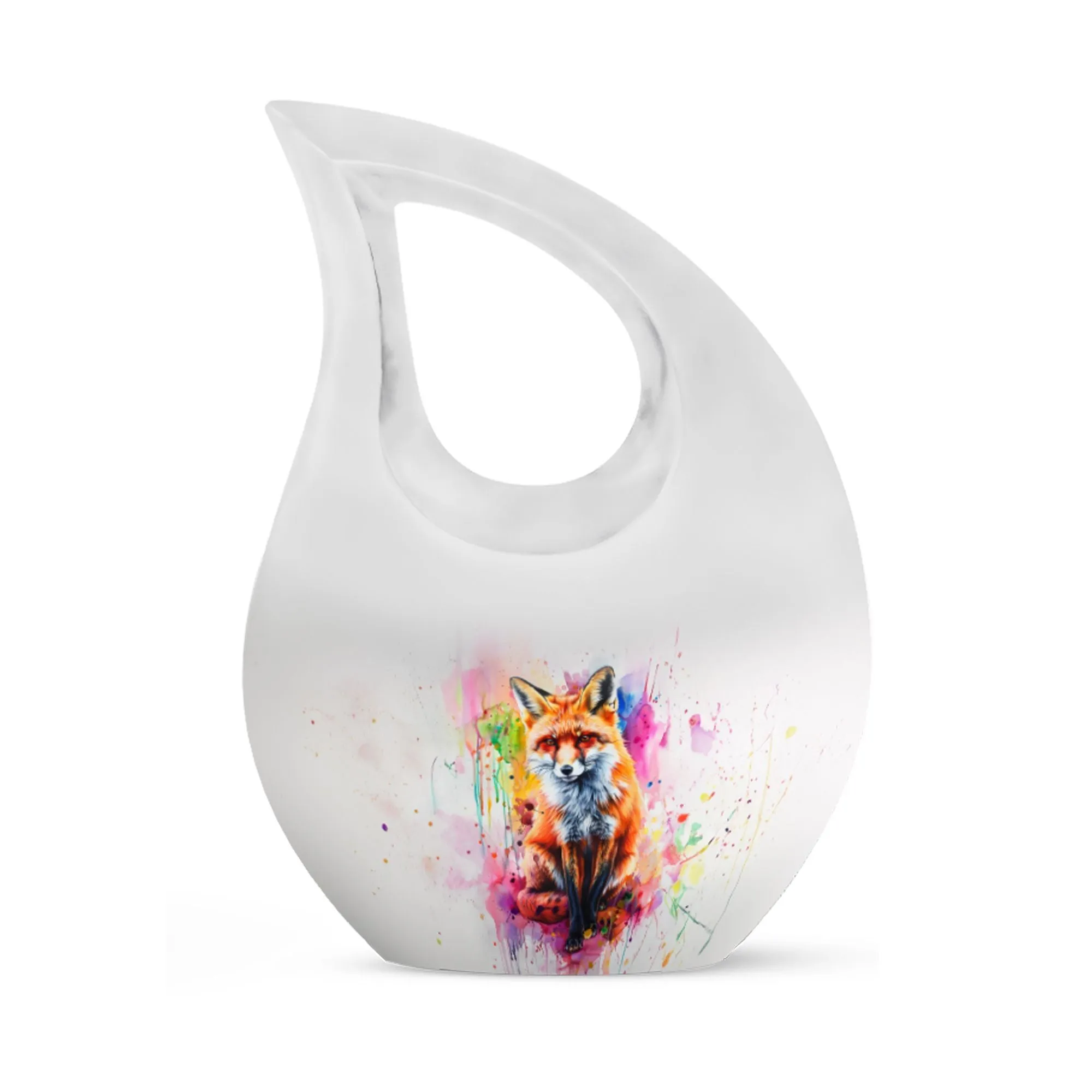 Affordable Fox Urn: Memorial Cremation Urn for Human Ashes