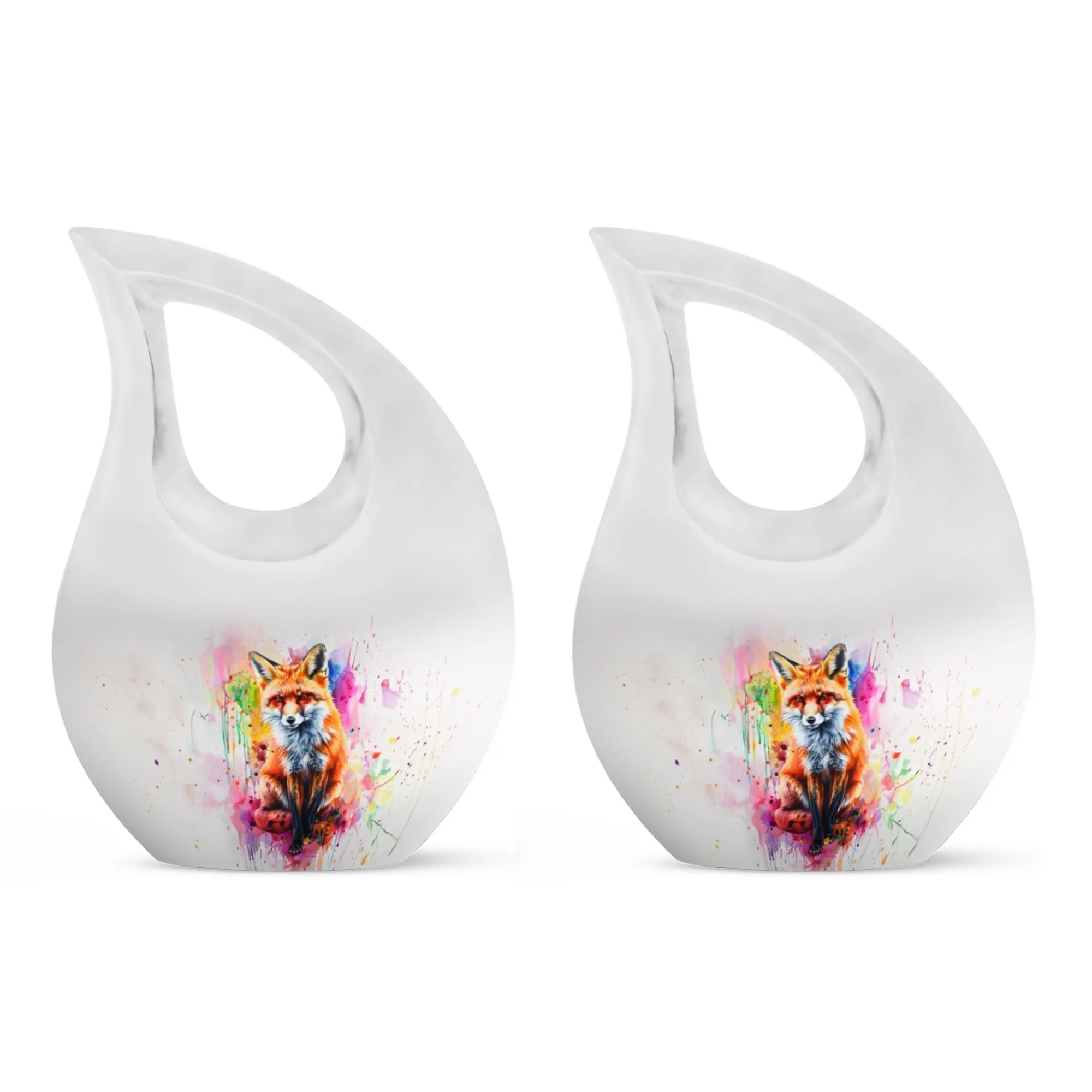 Affordable Fox Urn: Memorial Cremation Urn for Human Ashes