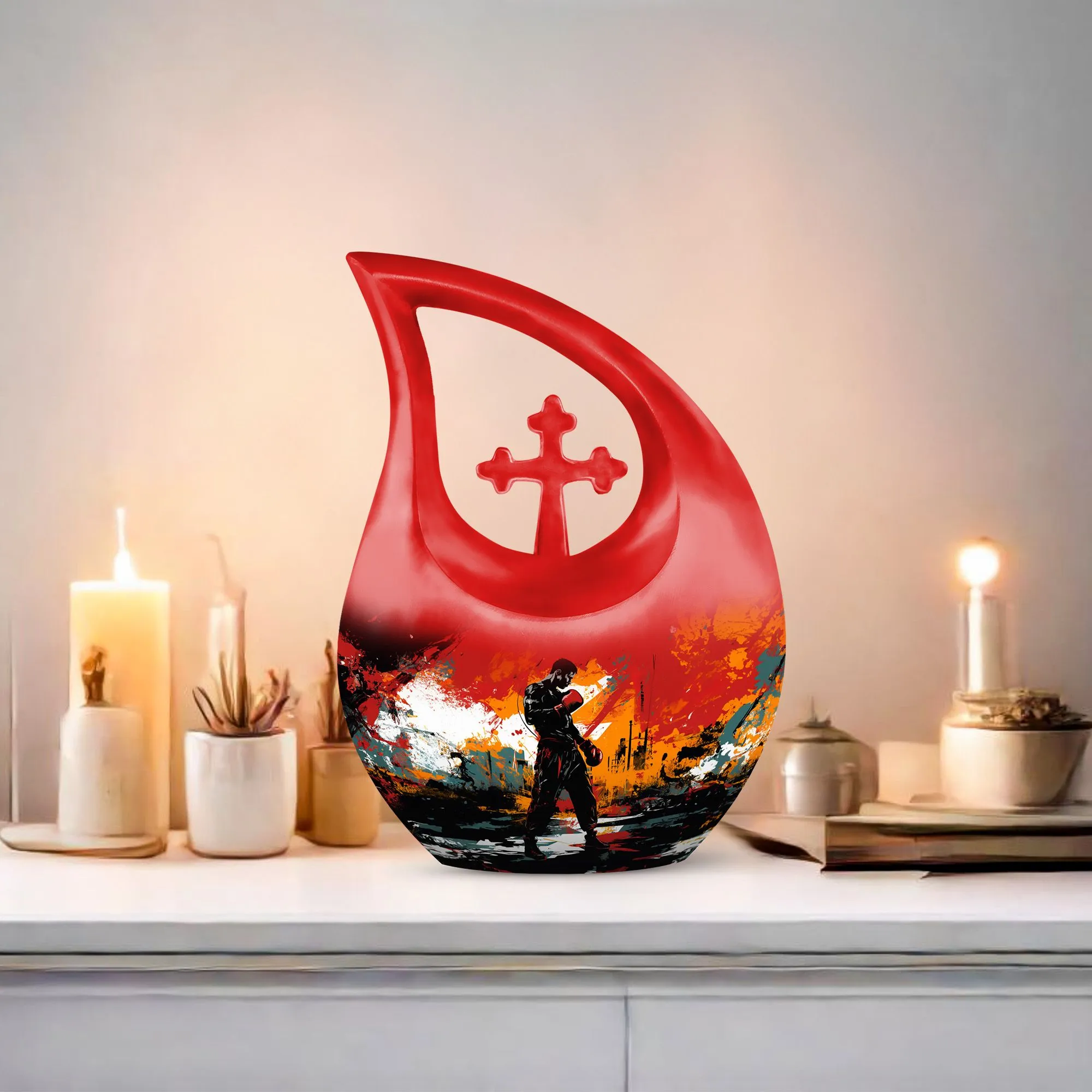 Affordable Sports Themed Cremation - Personalized Memorial Urn