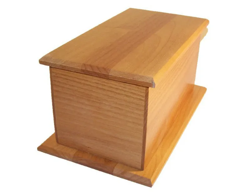 Alder Wood Cremation Urn