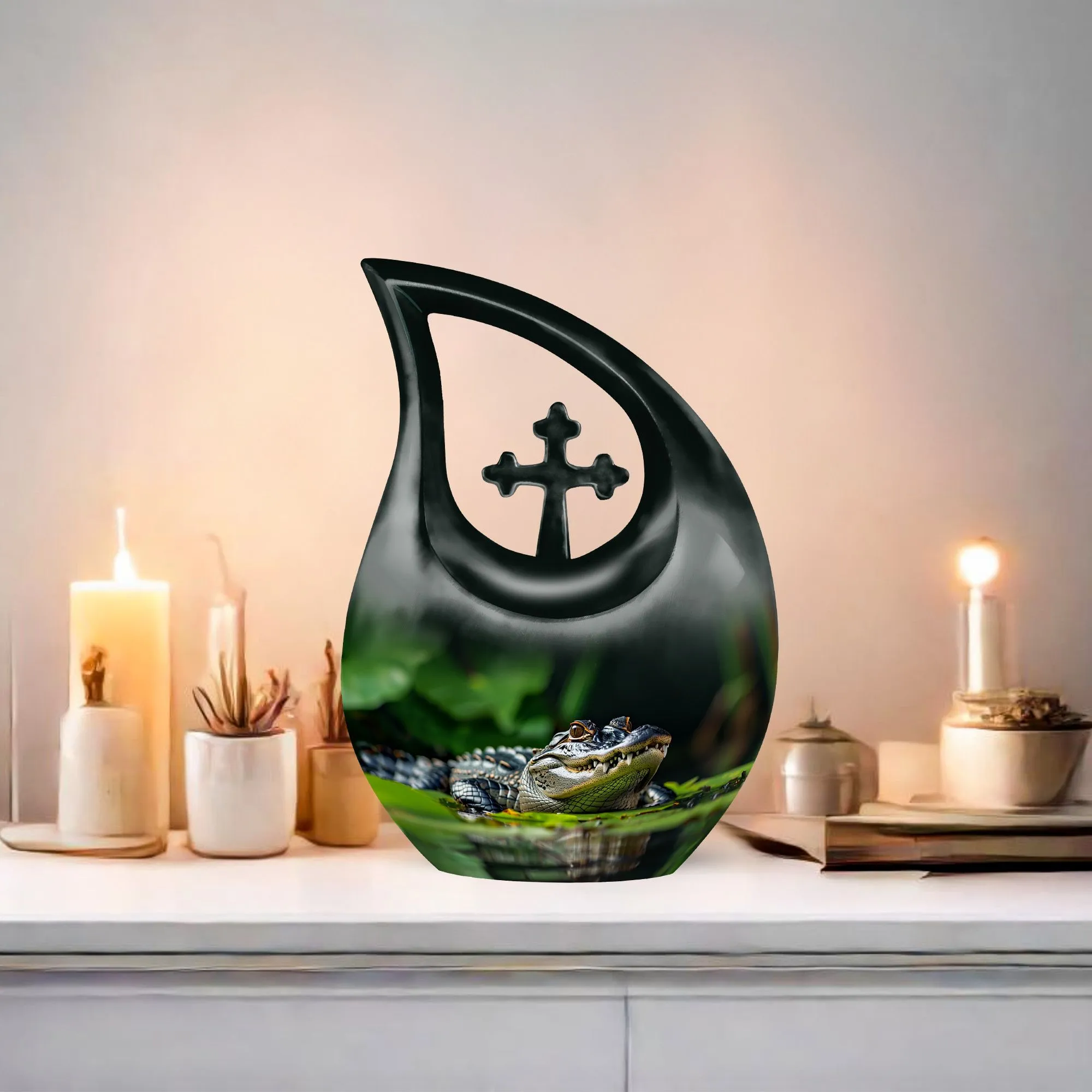 Alligator Urn: Unique Cremation Container For Adult Human Ashes