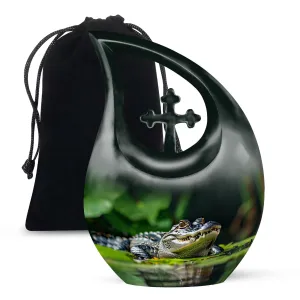 Alligator Urn: Unique Cremation Container For Adult Human Ashes