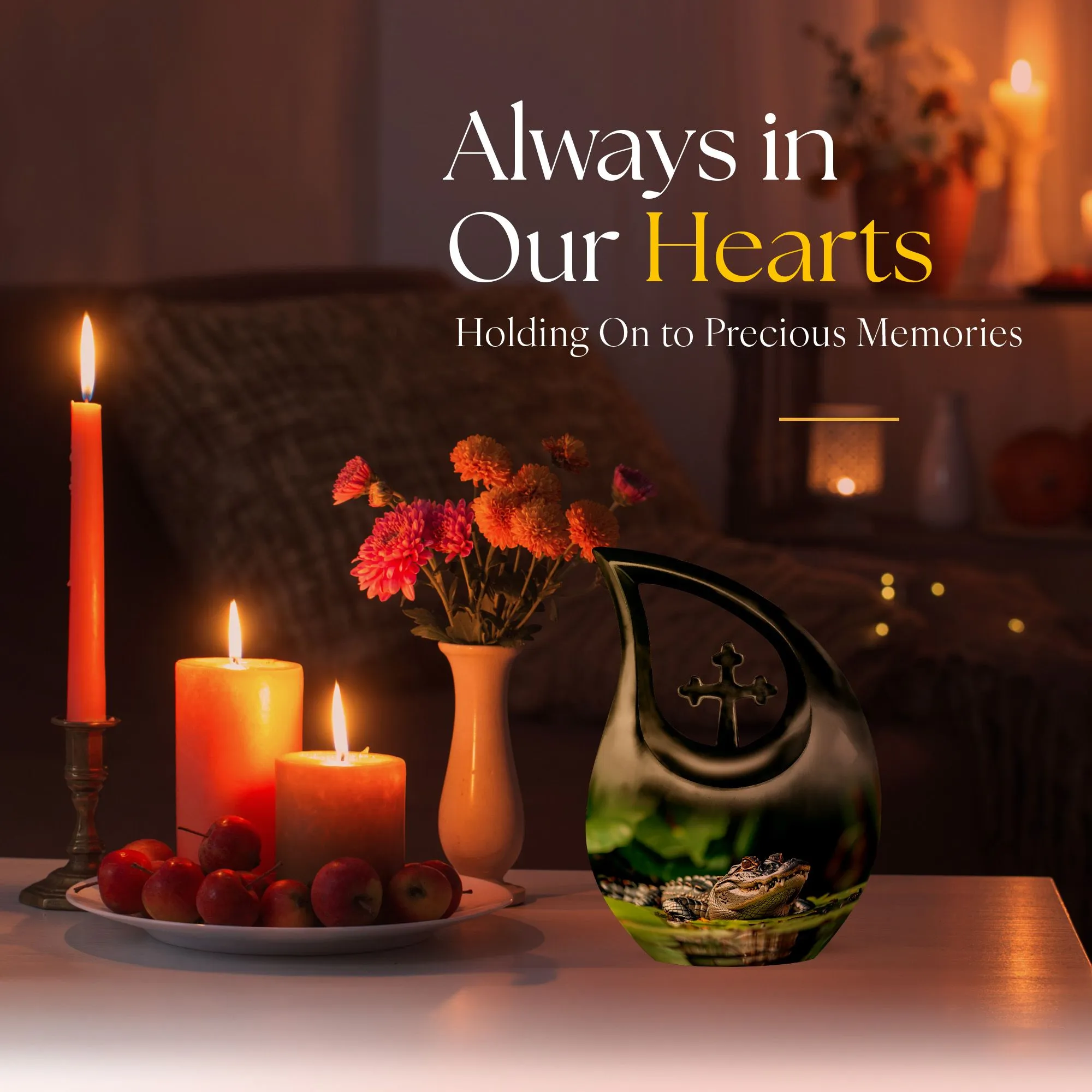 Alligator Urn: Unique Cremation Container For Adult Human Ashes
