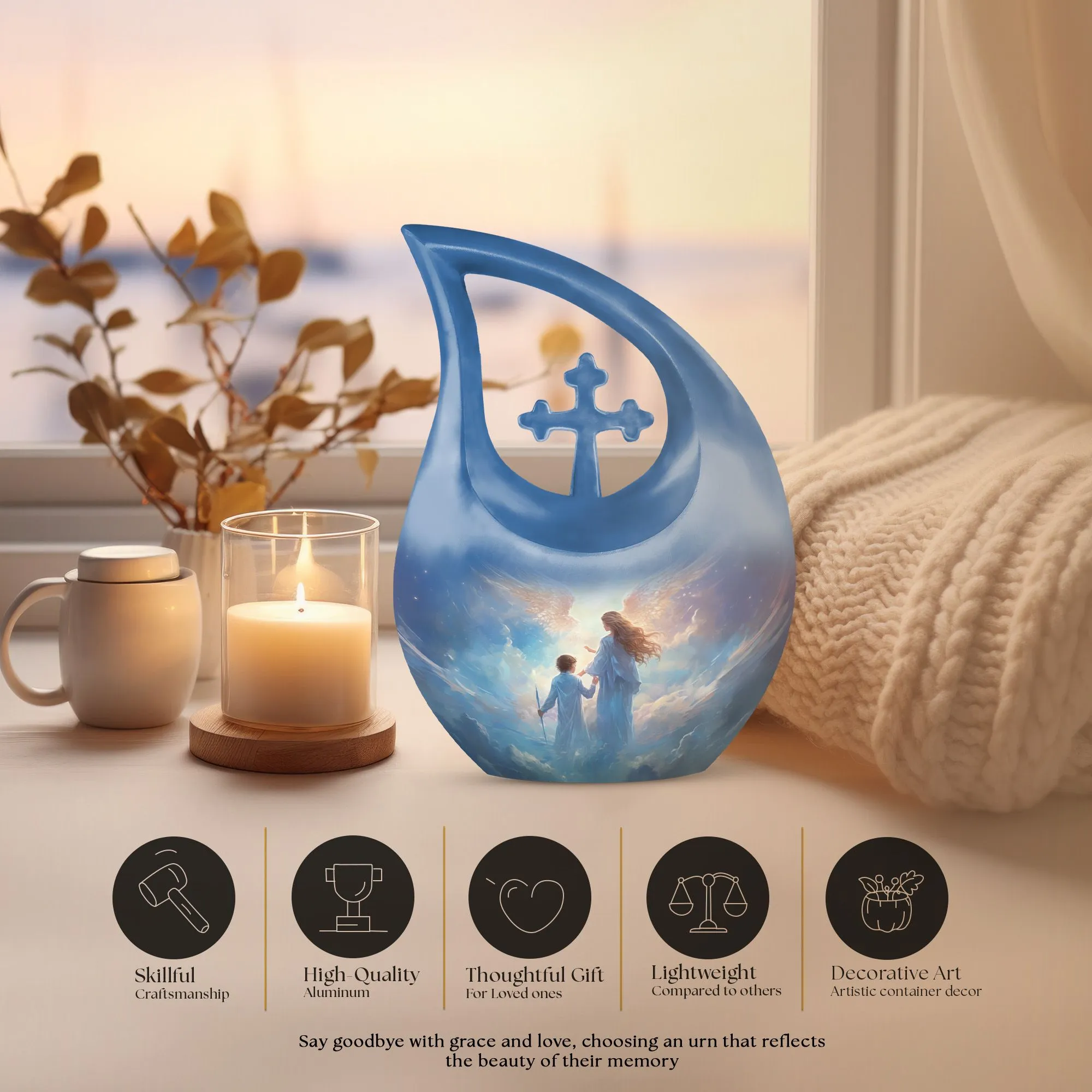 Angels Urn, A Cherished Home for Memorial Urn For Ashes