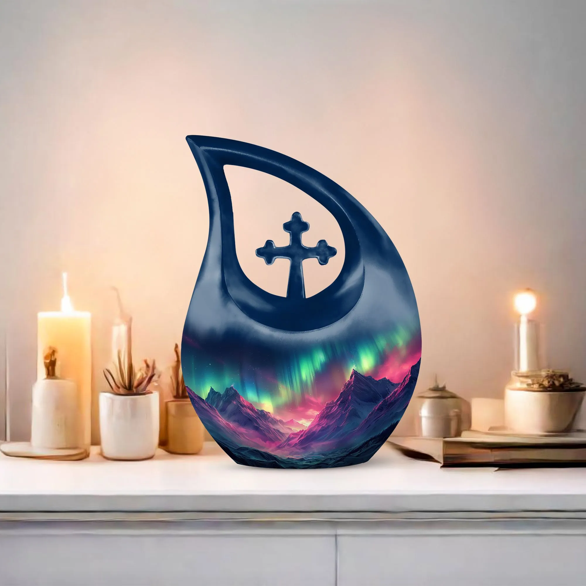Aurora Borealis Eternal Tribute - Personalized Memorial Urn