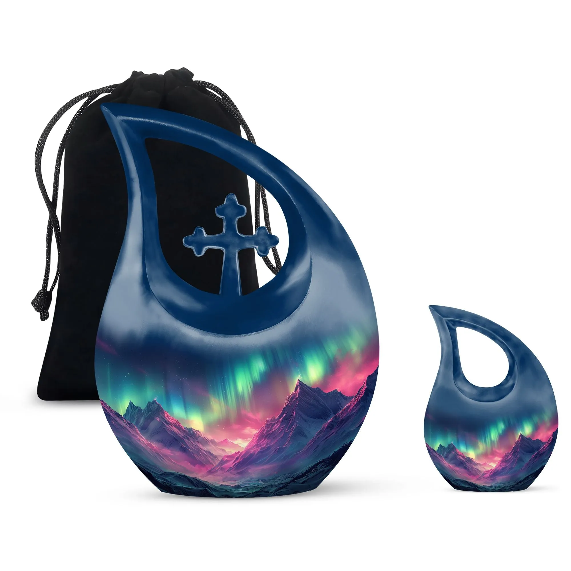 Aurora Borealis Eternal Tribute - Personalized Memorial Urn