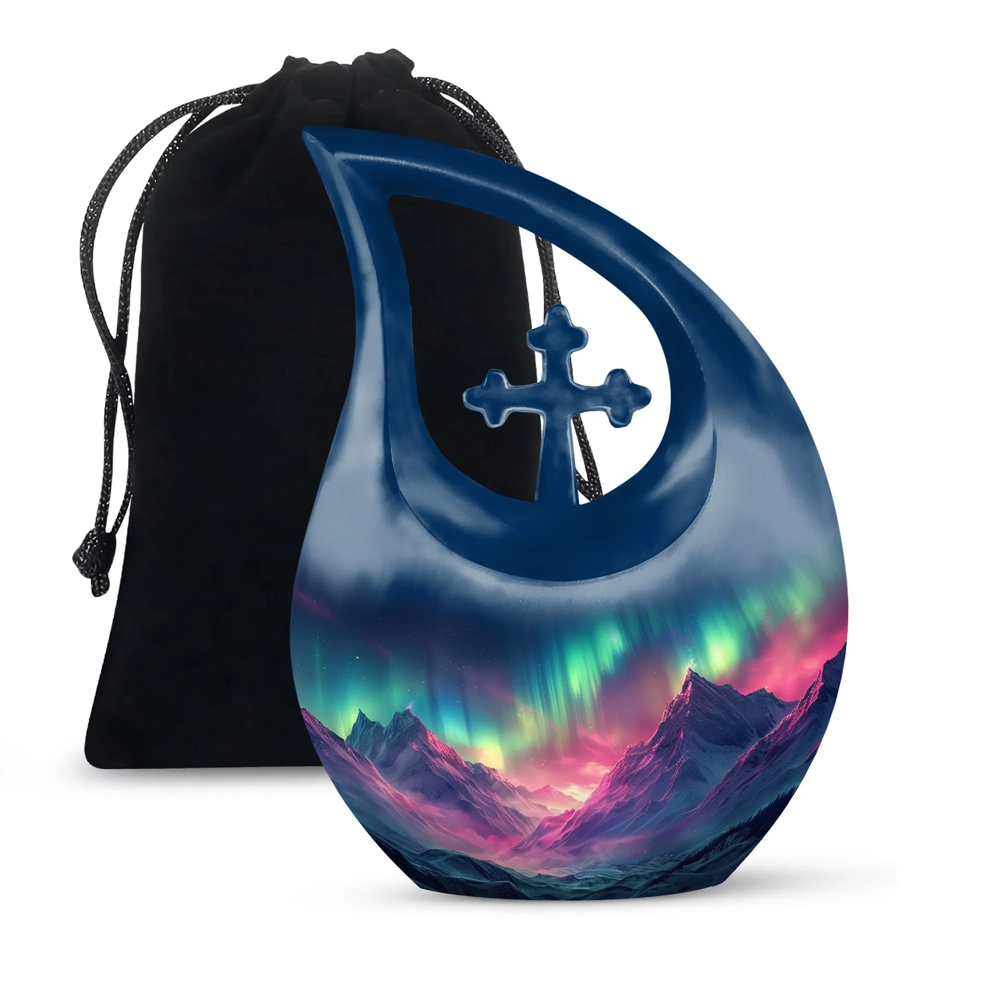 Aurora Borealis Eternal Tribute - Personalized Memorial Urn