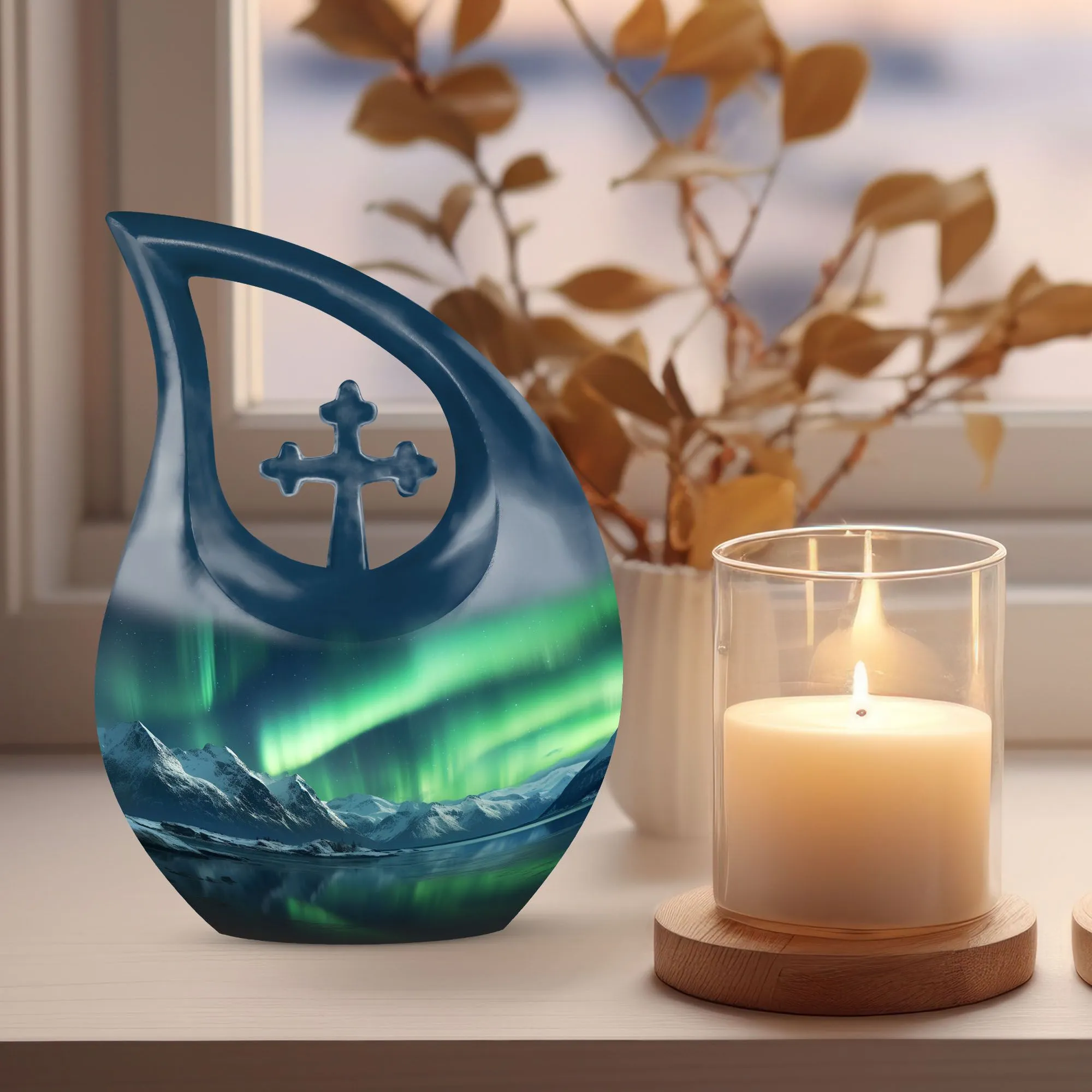 Aurora Urn: Perfect Memorials Cremation Urn For Human Ashes