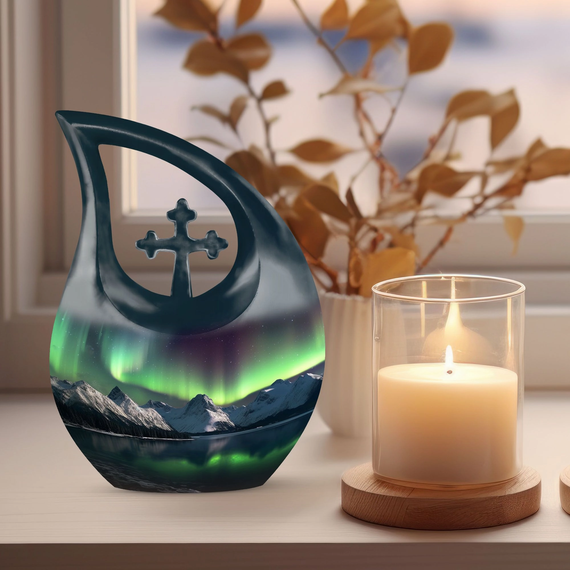 Aurora Urn: Memorial Cremation Urn For Human ashes
