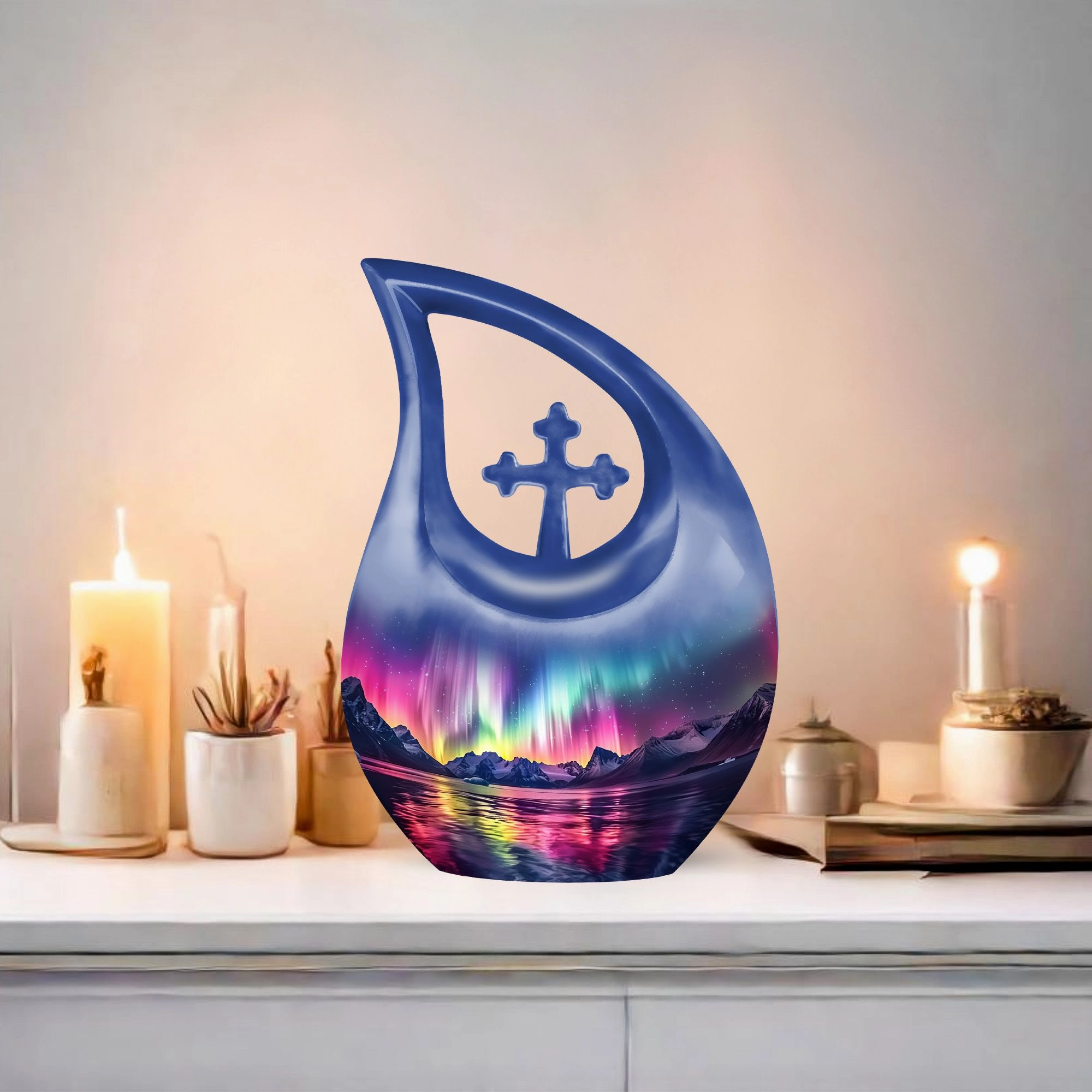 Aurora Urn: Perfect Memorials Cremation Urn For Human Ashes