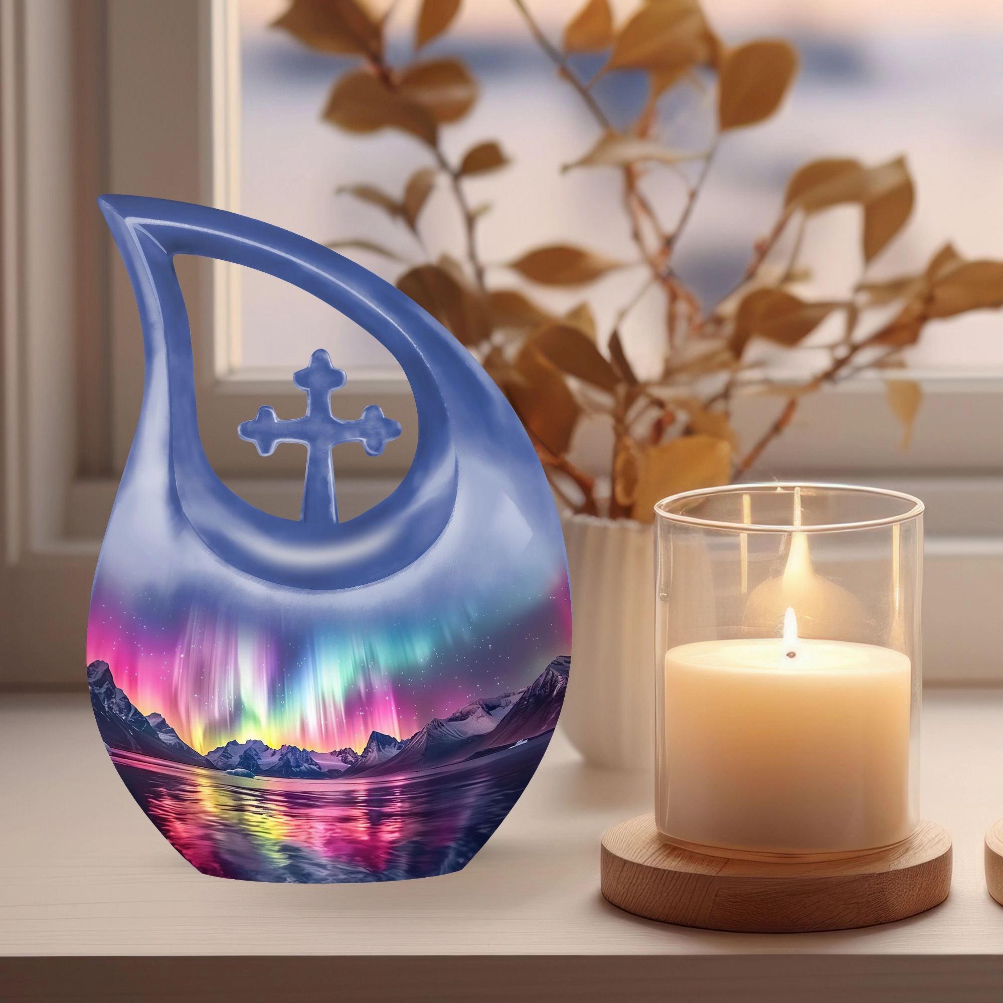 Aurora Urn: Perfect Memorials Cremation Urn For Human Ashes