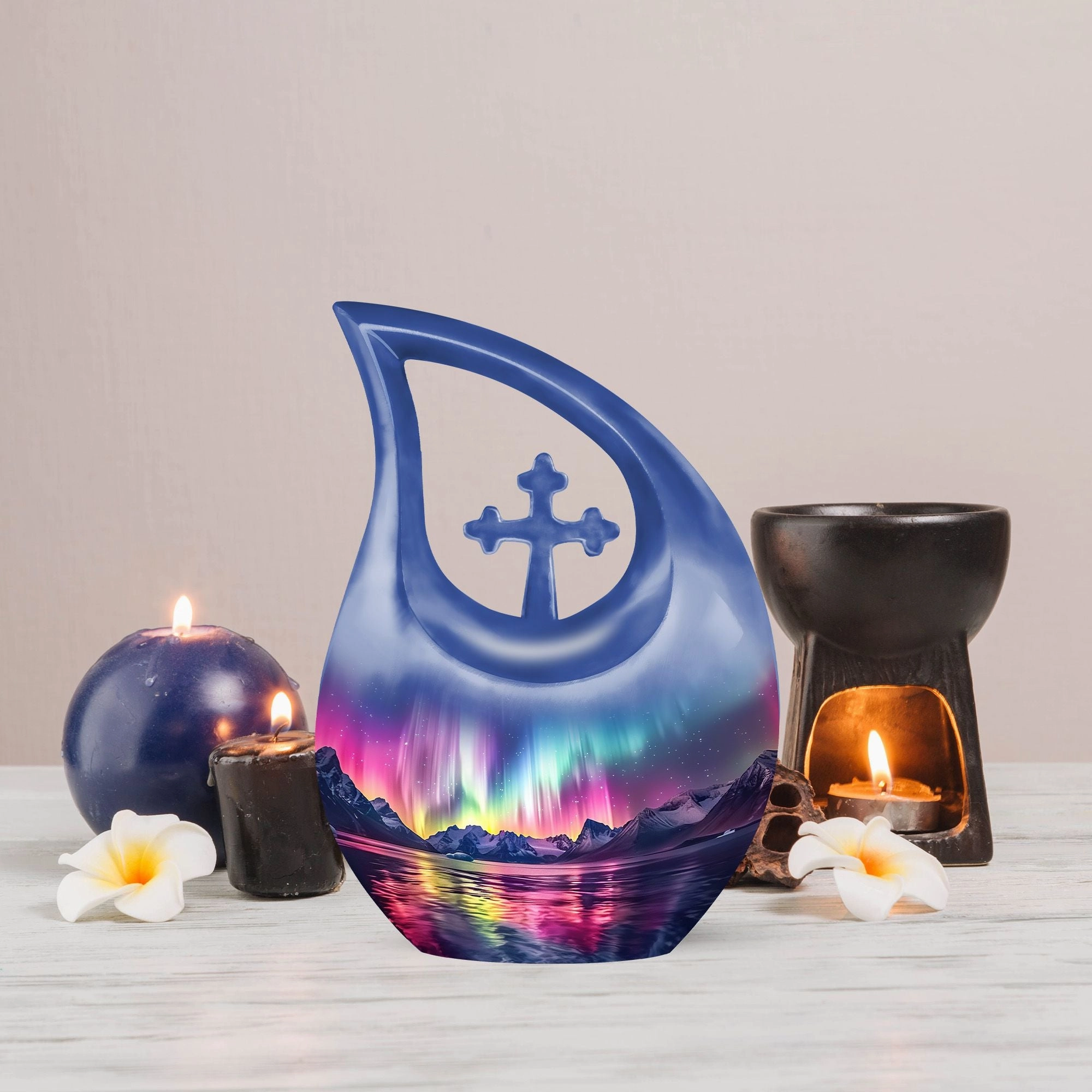 Aurora Urn: Perfect Memorials Cremation Urn For Human Ashes