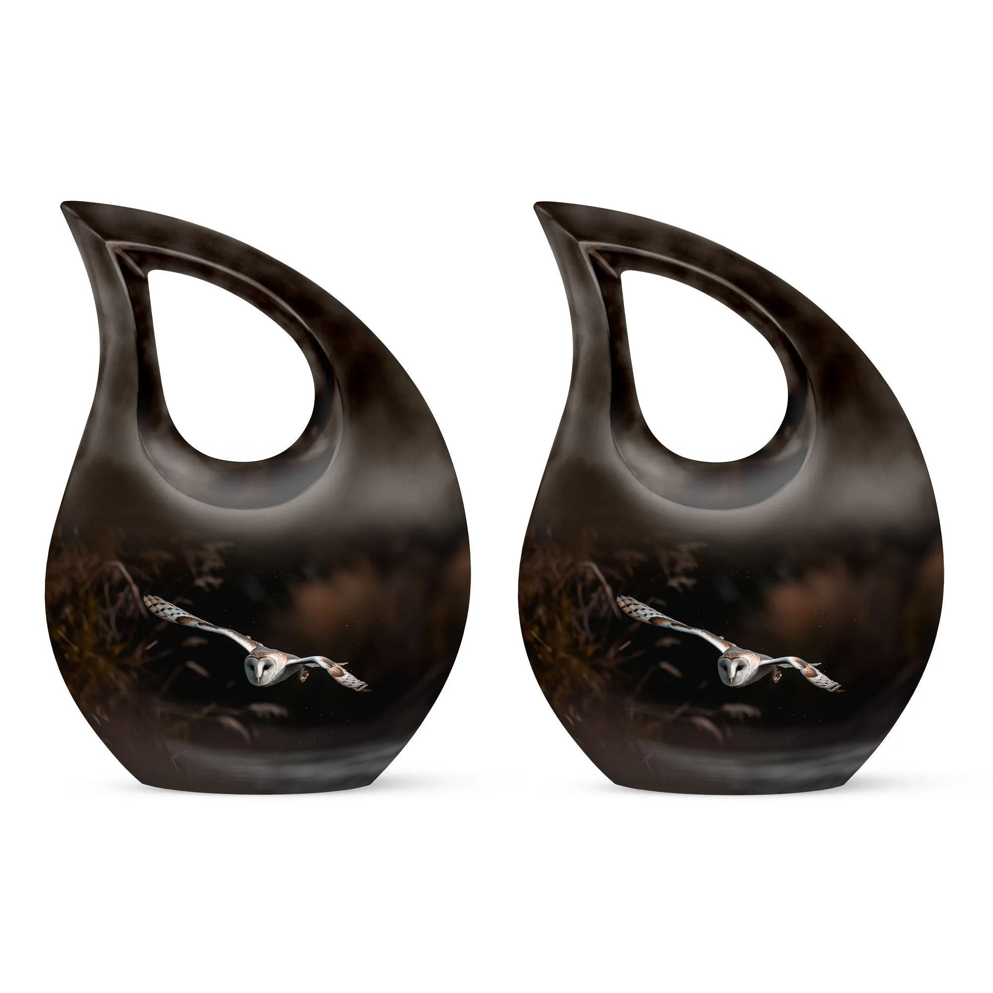 Barn Owl Urn- Memorial Cremation Urn For Ashes