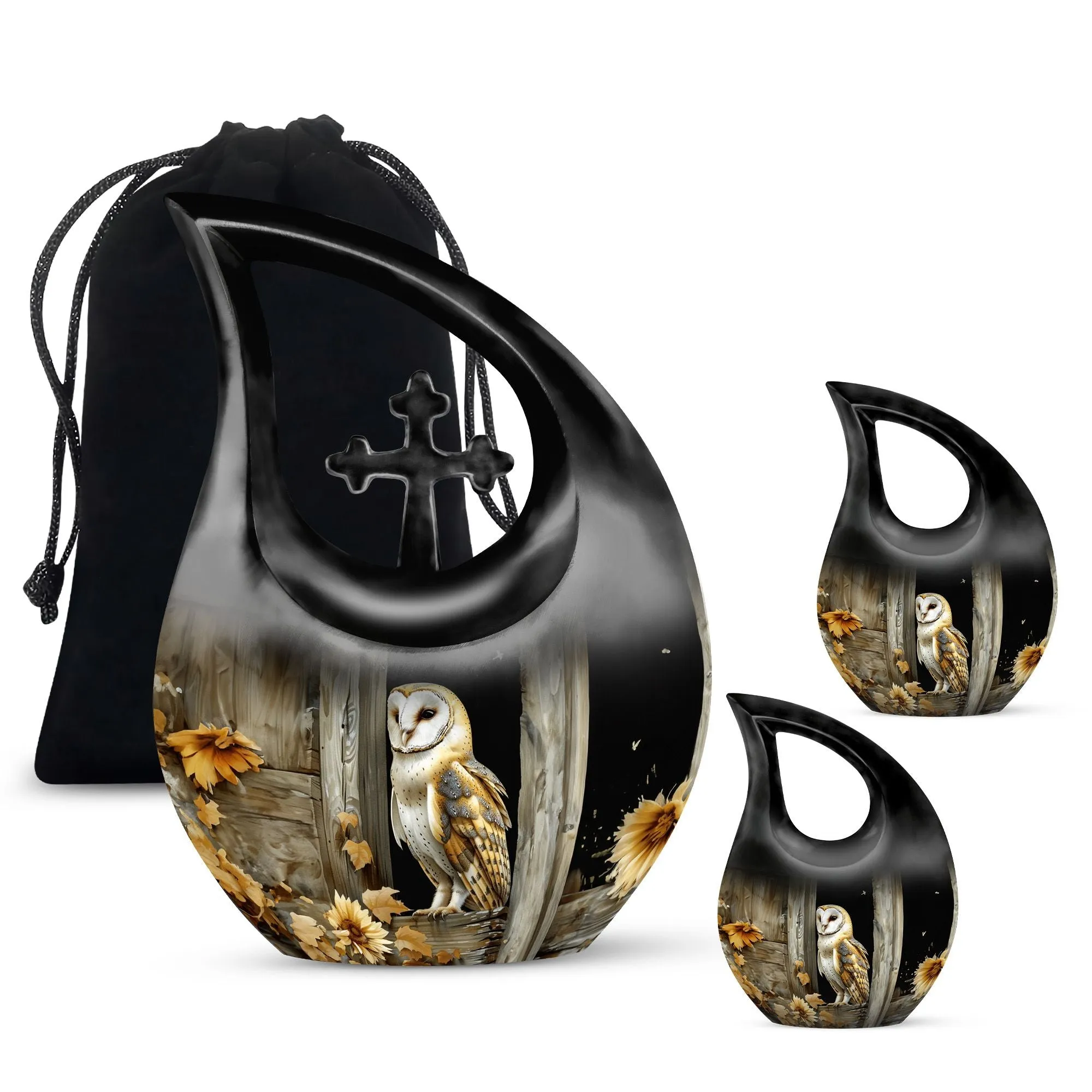 Barn Owl Urn- Perfect Memorials Cremation Urn For Human Ashes