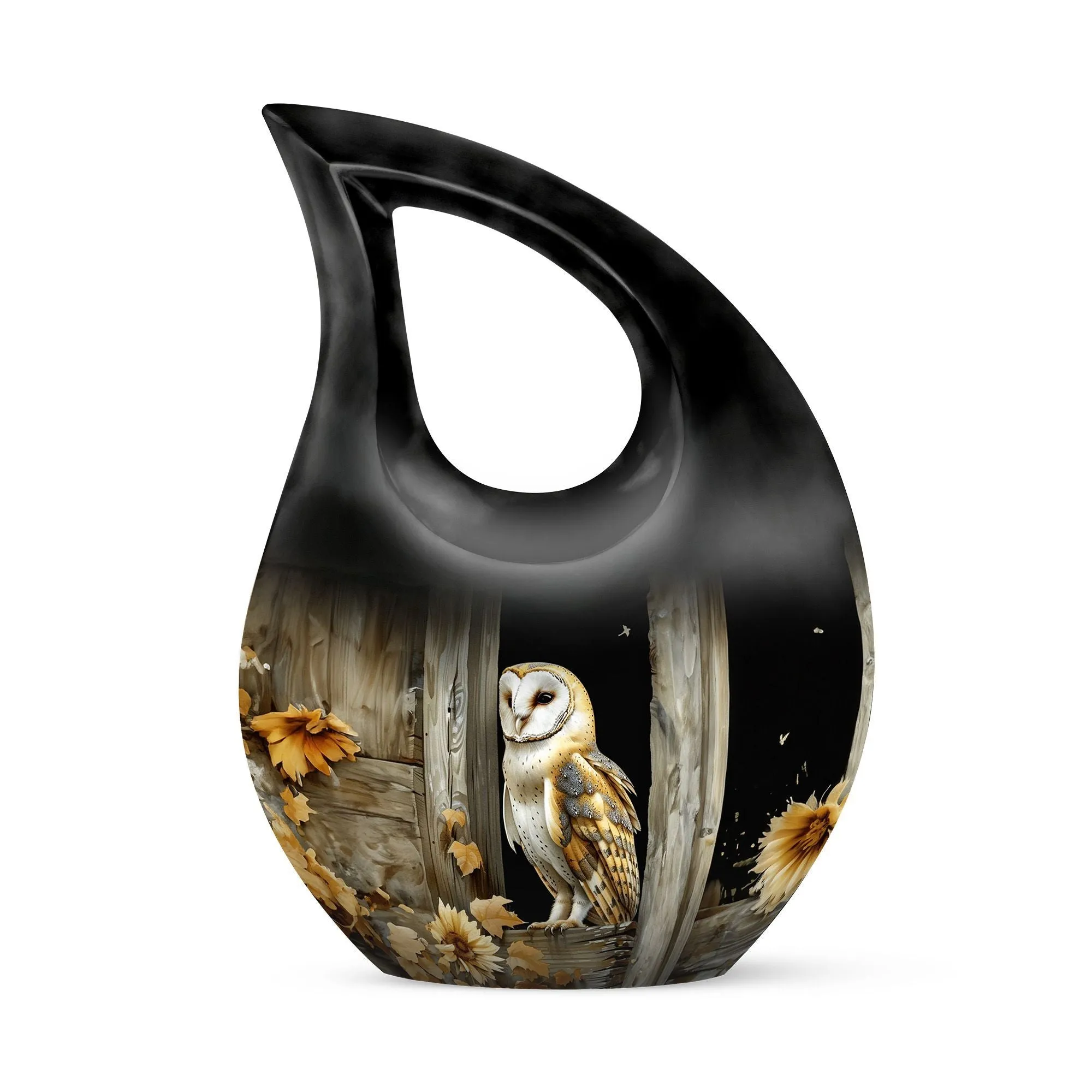 Barn Owl Urn- Perfect Memorials Cremation Urn For Human Ashes