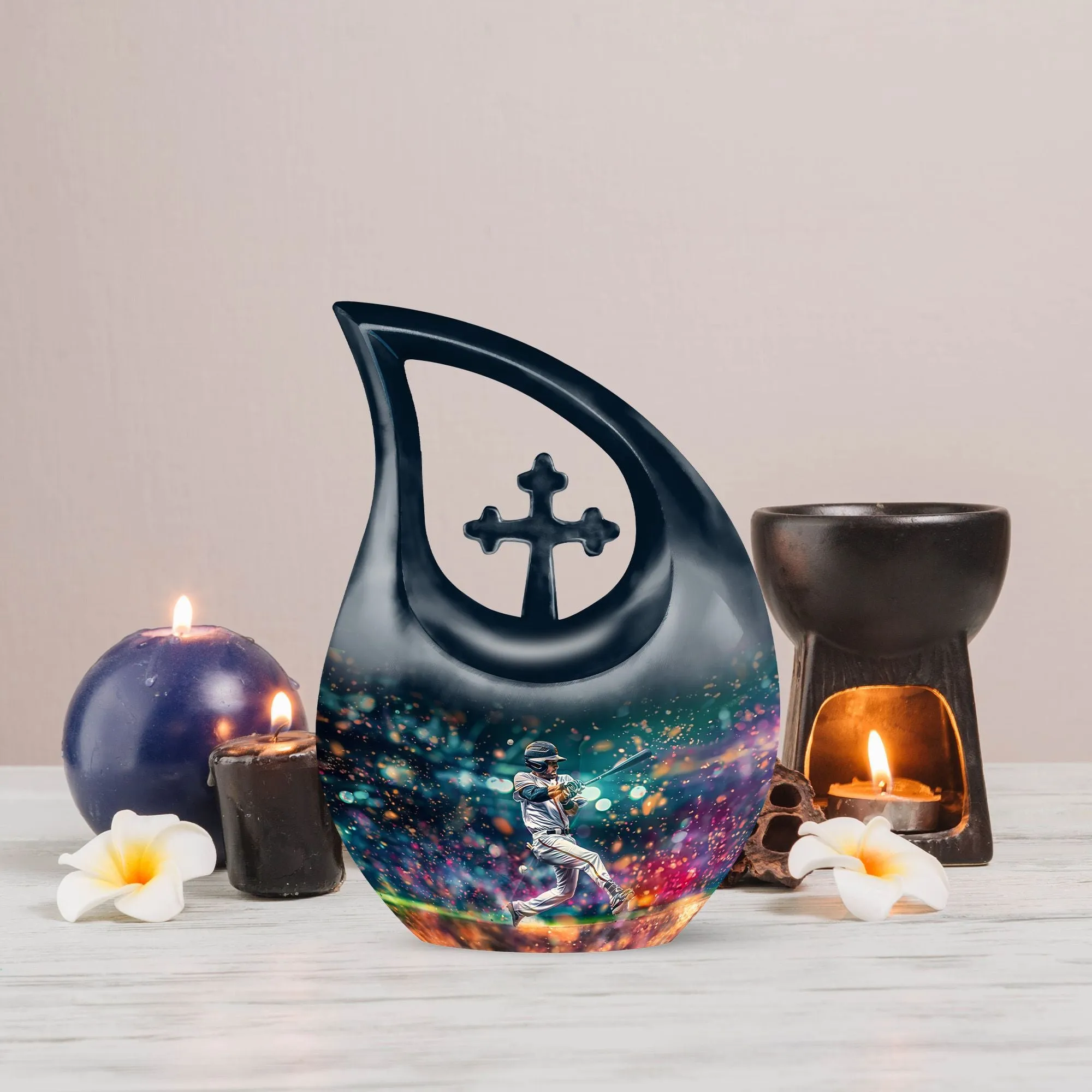 Baseball Cremation Urn - Keepsake Memorial Cremation Urn