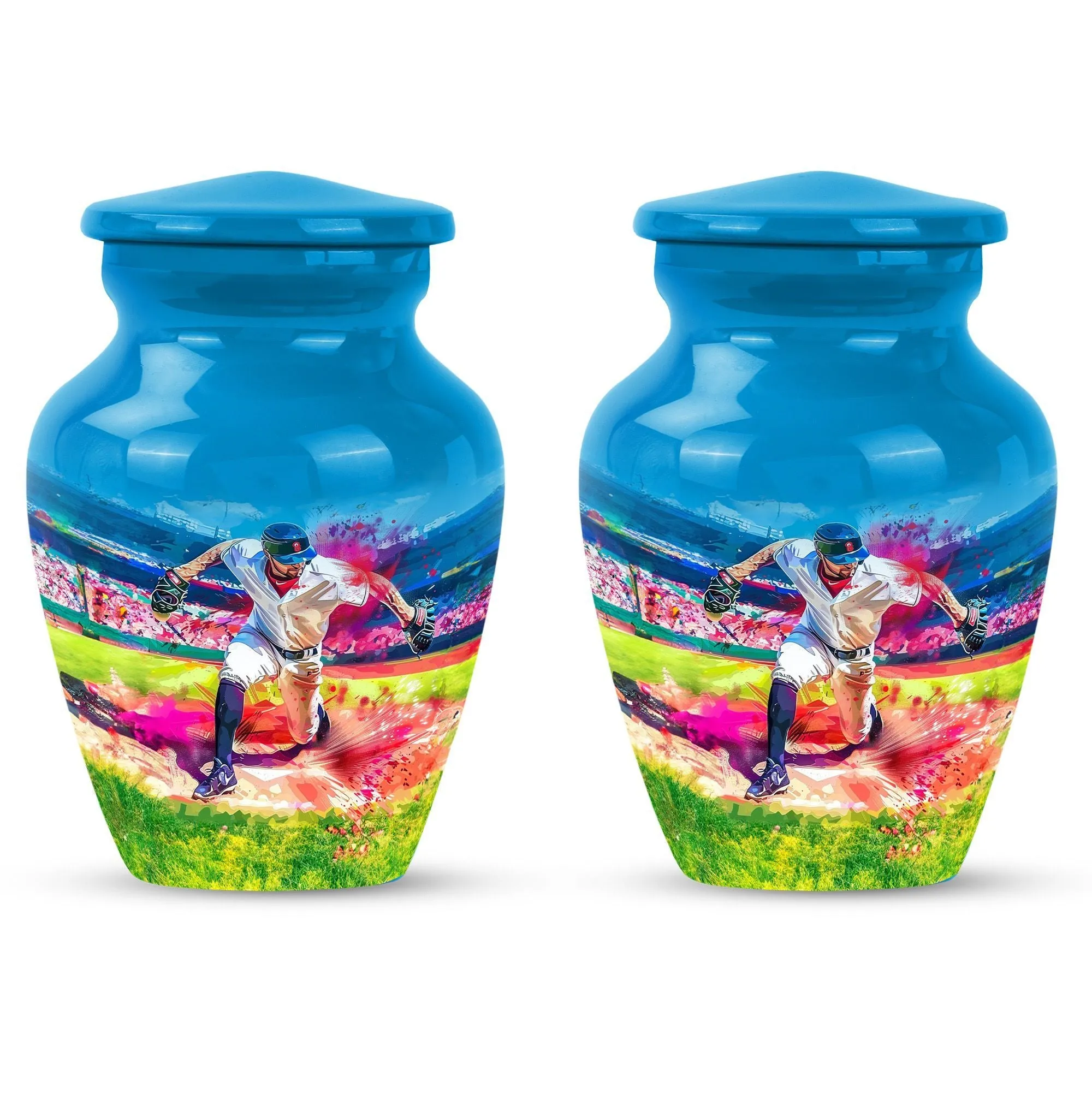 Baseball Urn Cremation Finale - Human Ashes Confinement Solution