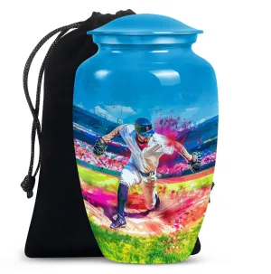 Baseball Urn Cremation Finale - Human Ashes Confinement Solution