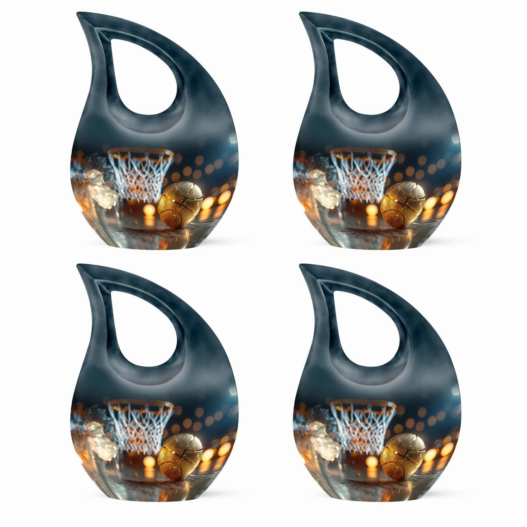 Basketball Memorial Urn: Small Urn For Cremation ashes
