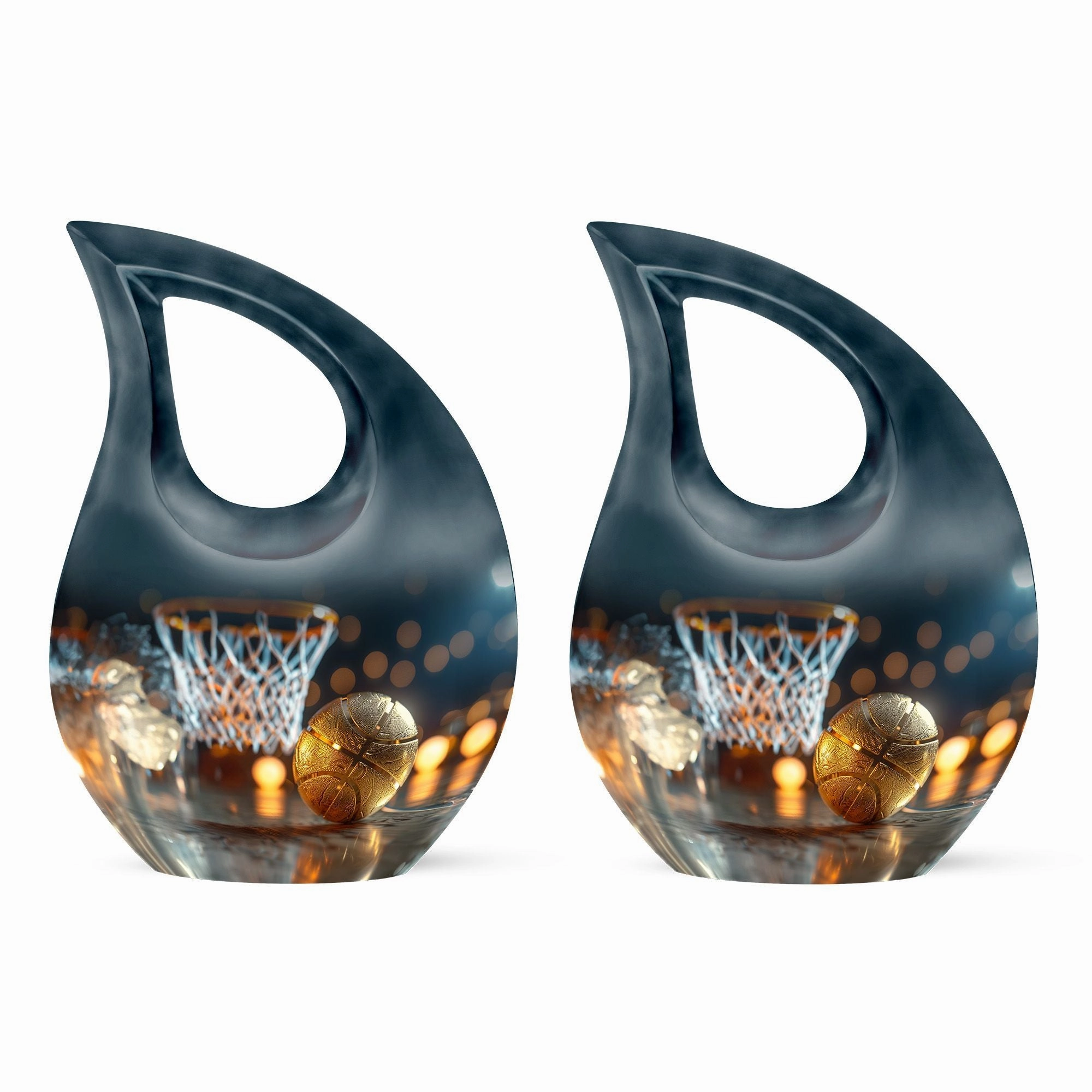Basketball Memorial Urn: Small Urn For Cremation ashes