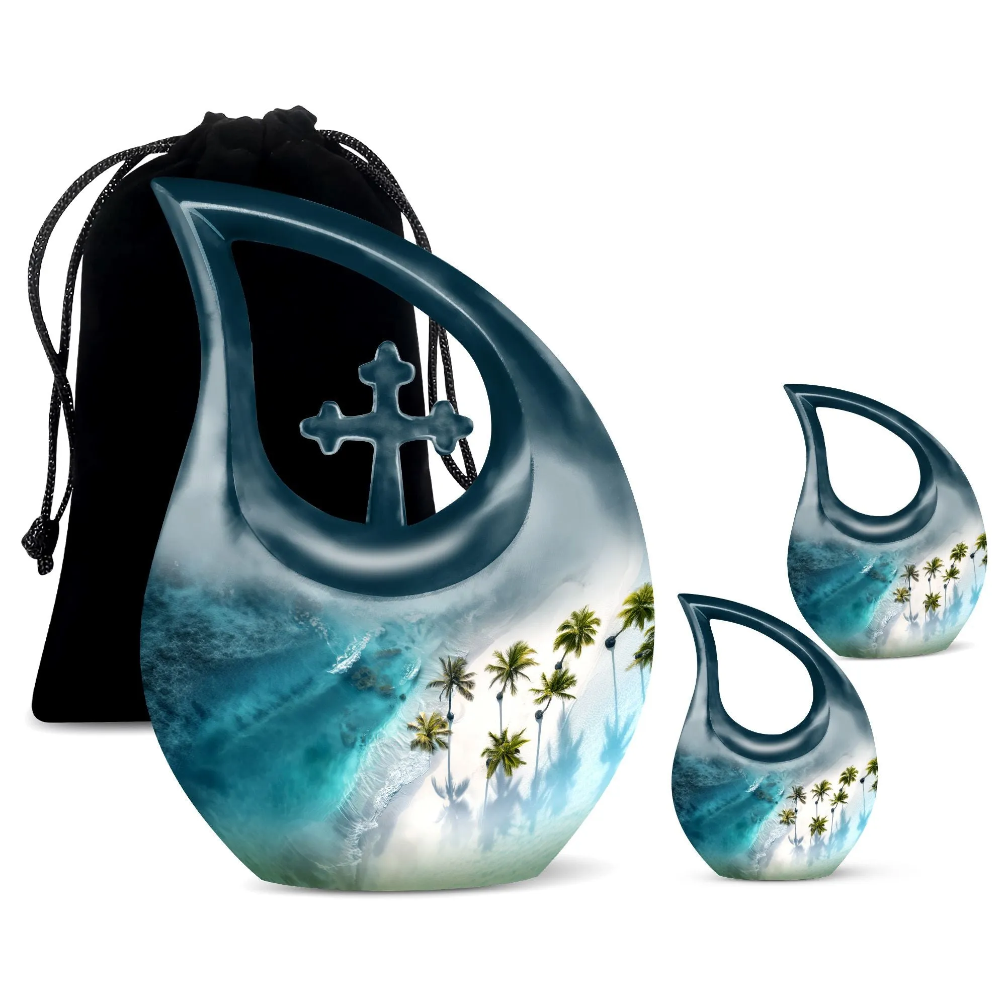 Beach Urn Memorial: Elegant Cremation Box for Lasting Remembrance