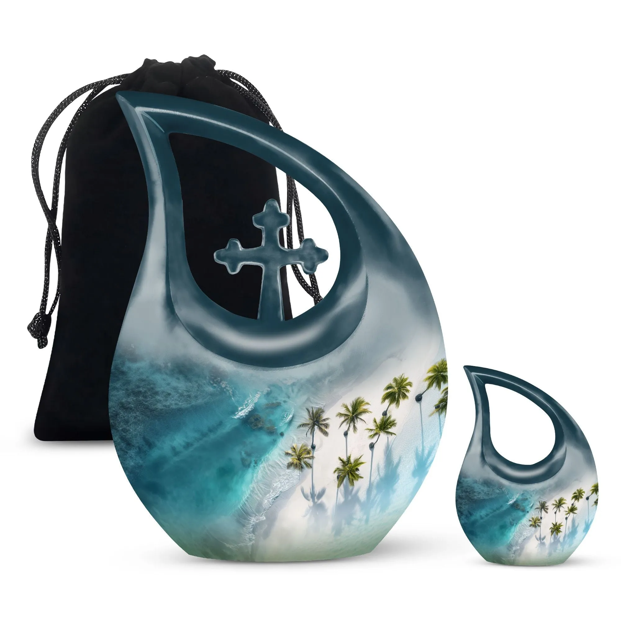 Beach Urn Memorial: Elegant Cremation Box for Lasting Remembrance