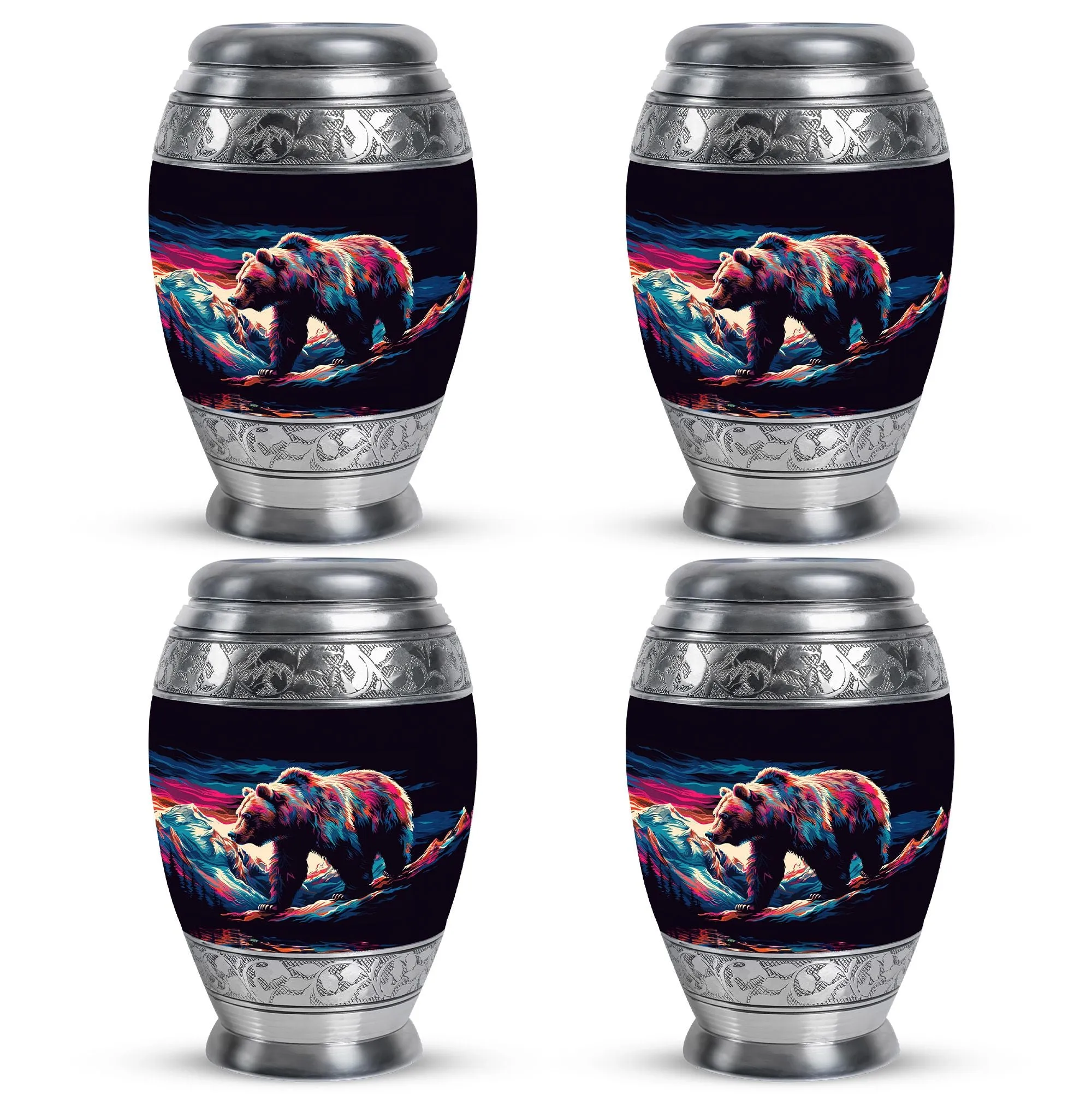 Bear Cremation Mini Urns For Ashes Memorial & Funeral Urn