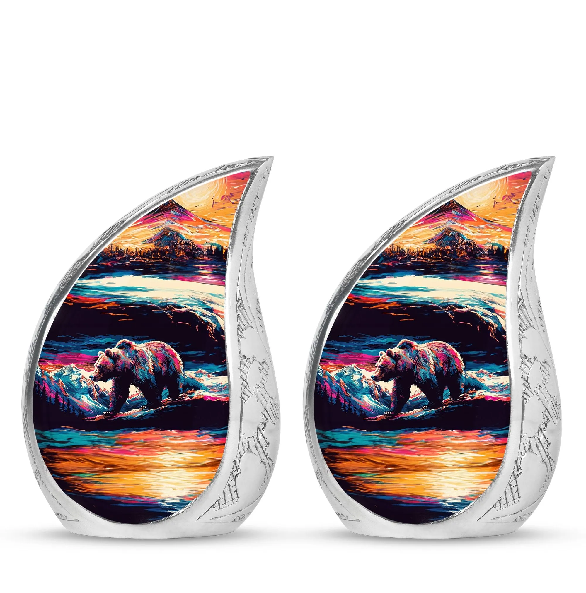 Bear Cremation Mini Urns For Ashes Memorial & Funeral Urn