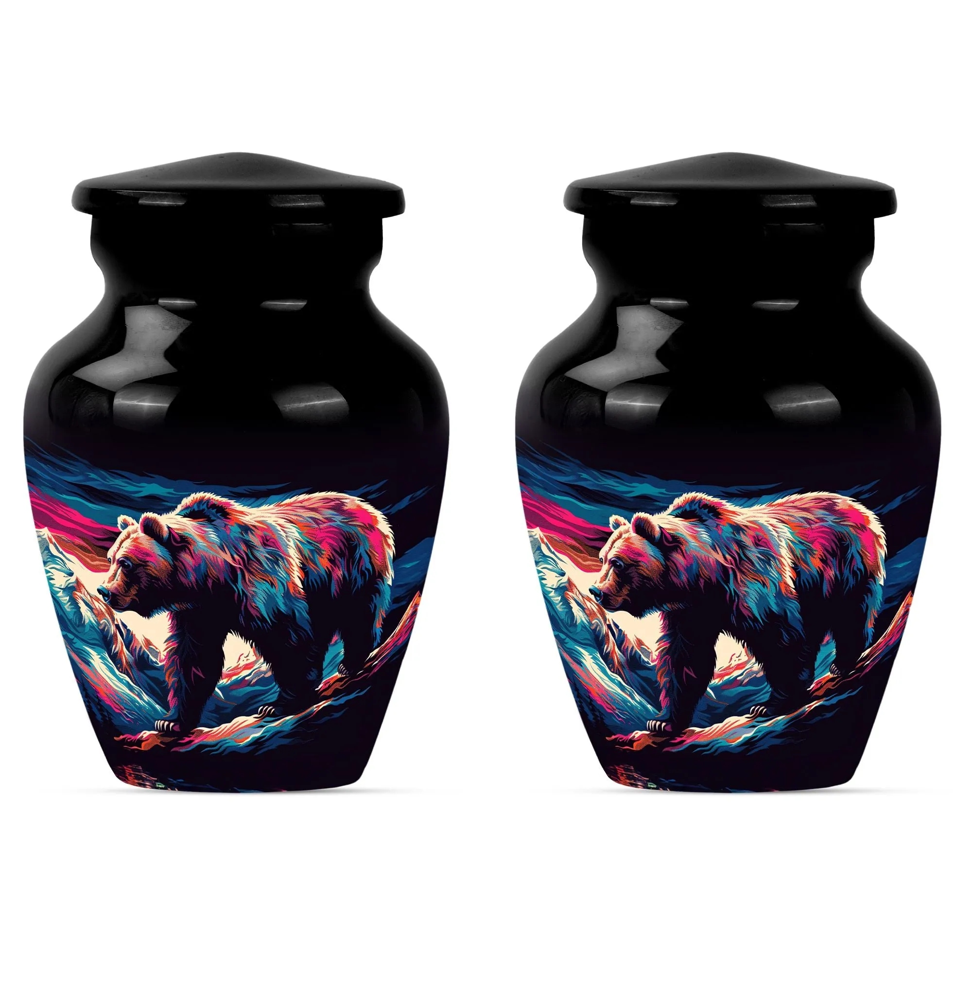 Bear Cremation Mini Urns For Ashes Memorial & Funeral Urn