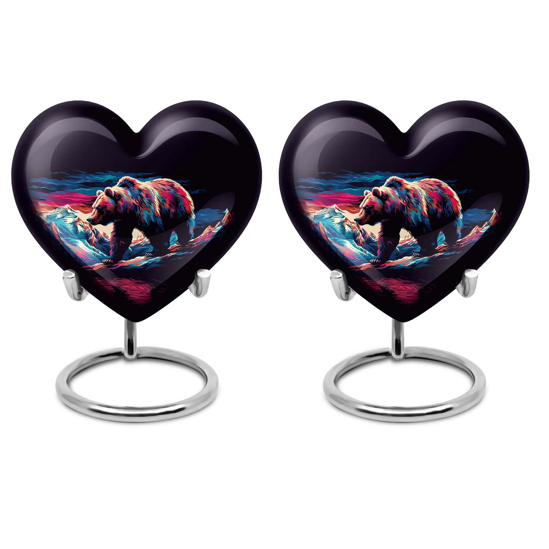 Bear Cremation Mini Urns For Ashes Memorial & Funeral Urn
