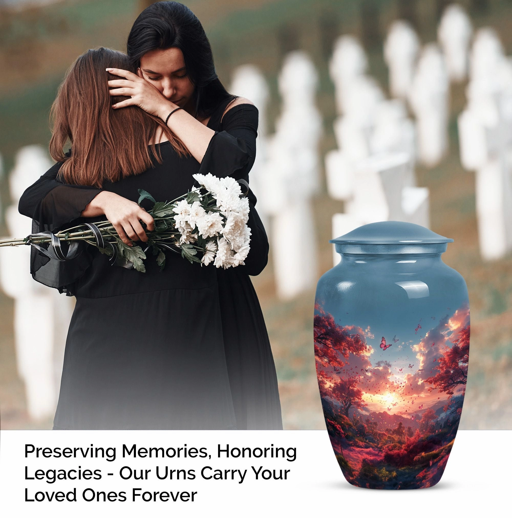 Beautifully Crafted Cremation Urn for Your Beloved Mom
