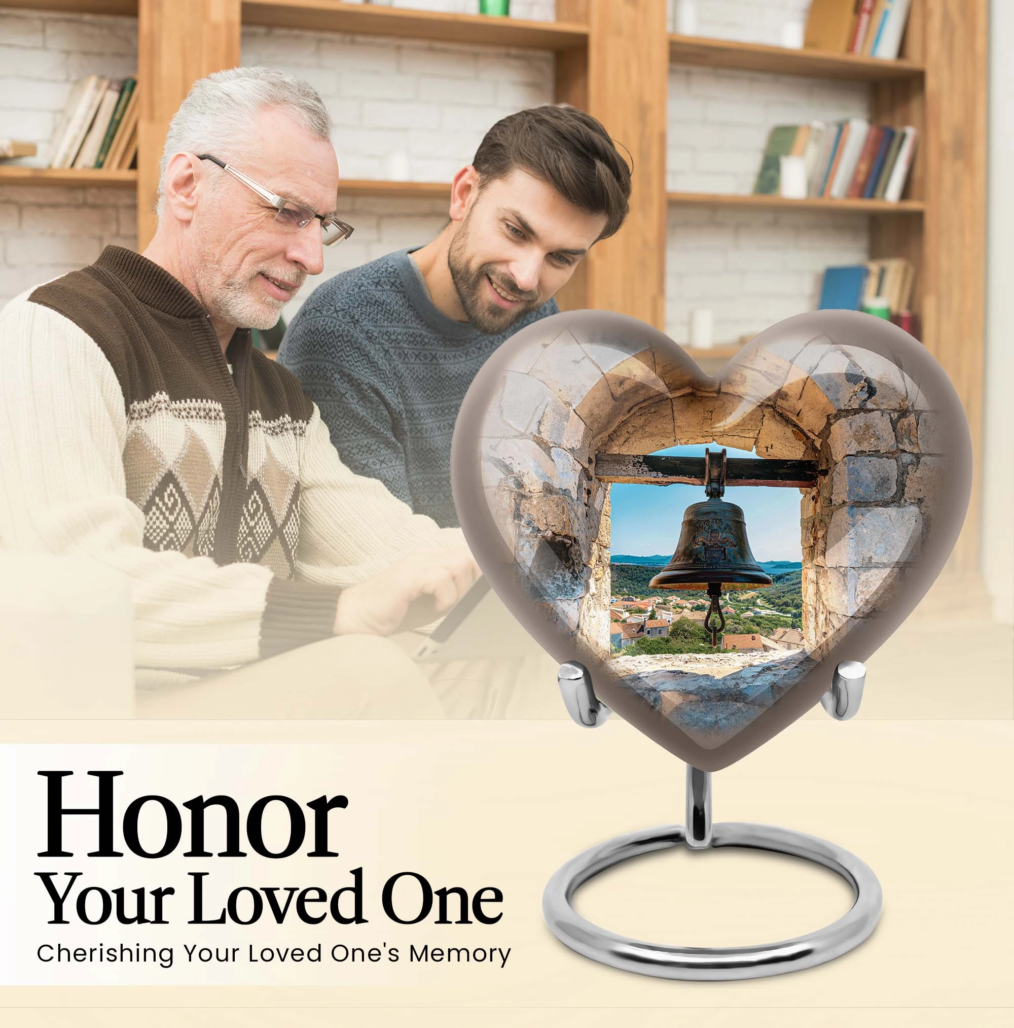 Bell Urn - Large Cremation Memorial for Cherished Memories