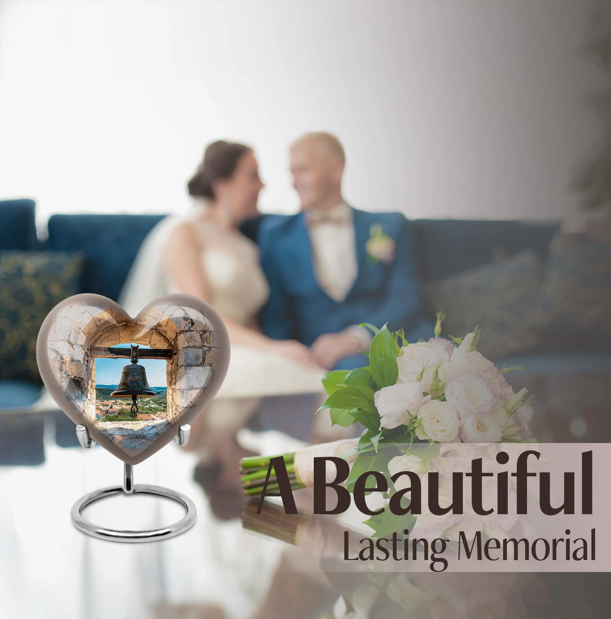 Bell Urn - Large Cremation Memorial for Cherished Memories