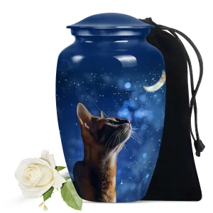 Bengal Cat Cremation Urn for Ashes Small Keepsake