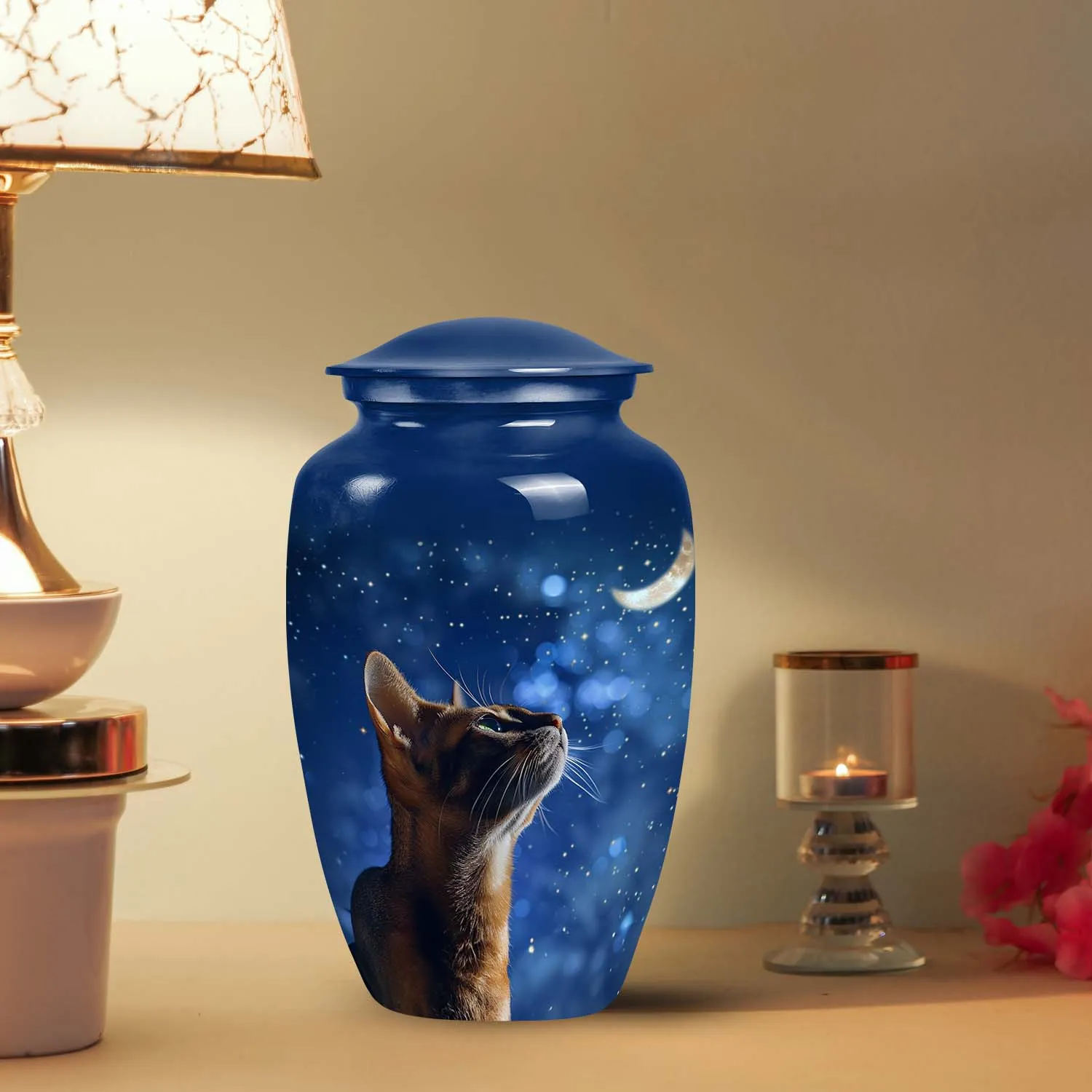 Bengal Cat Cremation Urn for Ashes Small Keepsake