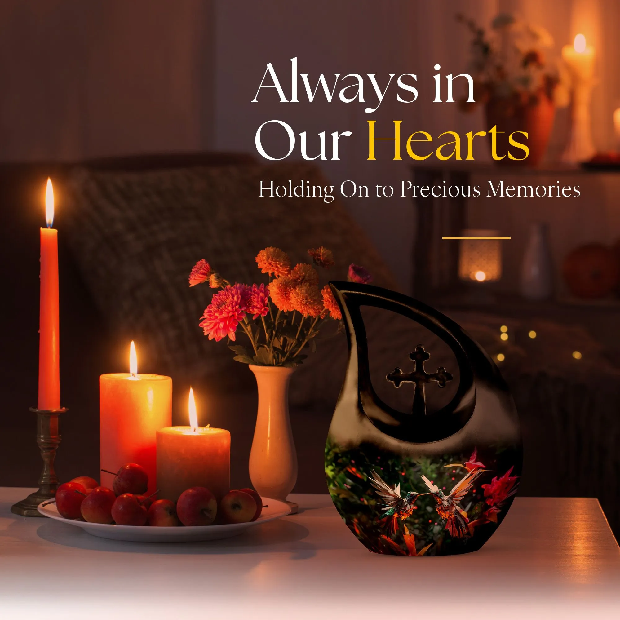 Bird Memorial Urn - Containers Cremation Urn For Human Ashes