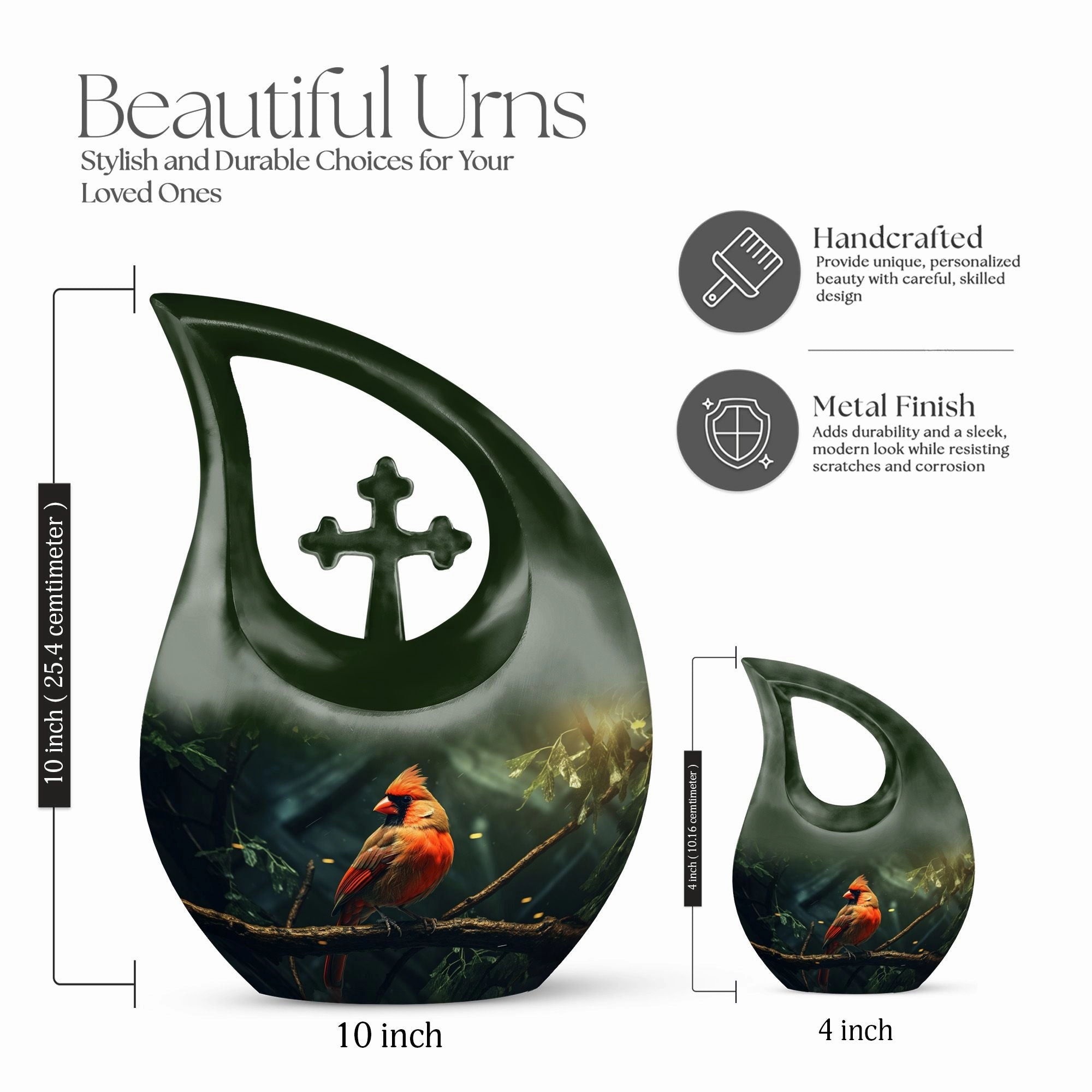 Bird Urn : Respectful Last Journey Memorial Urn
